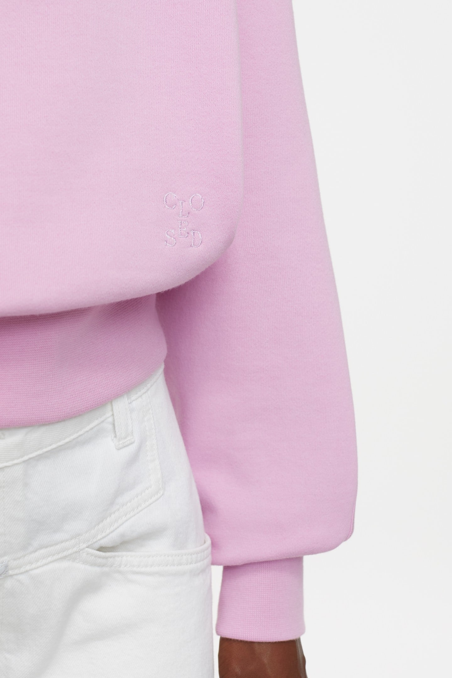 CROPPED CREW NECK T-SHIRTS PINK POENY 6