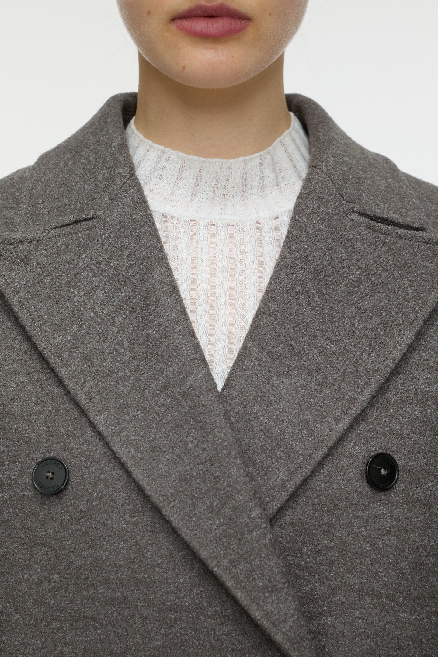 WOOL COAT JACKET HERITAGE GREY 5