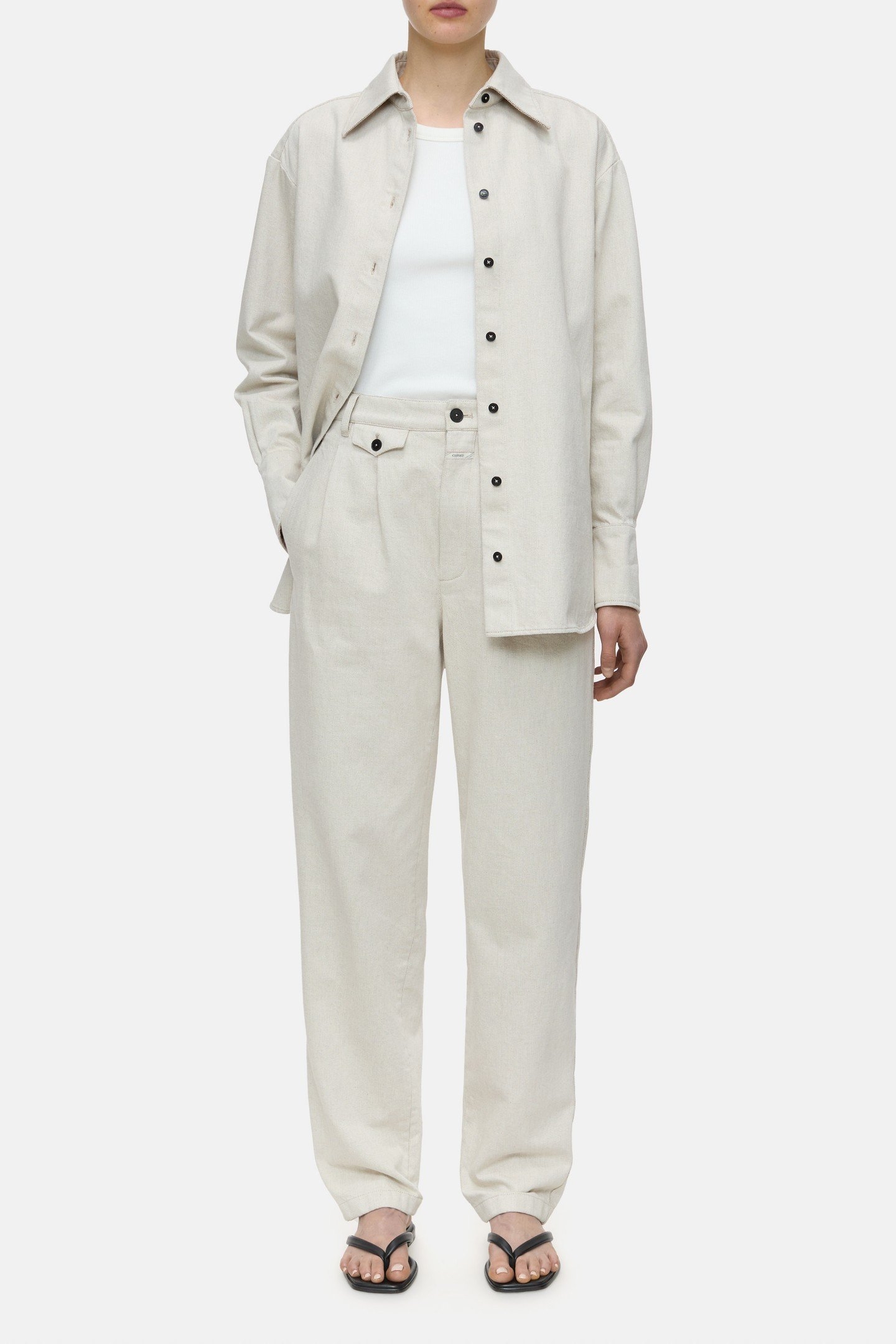 RHOONE JEANS CREME 2