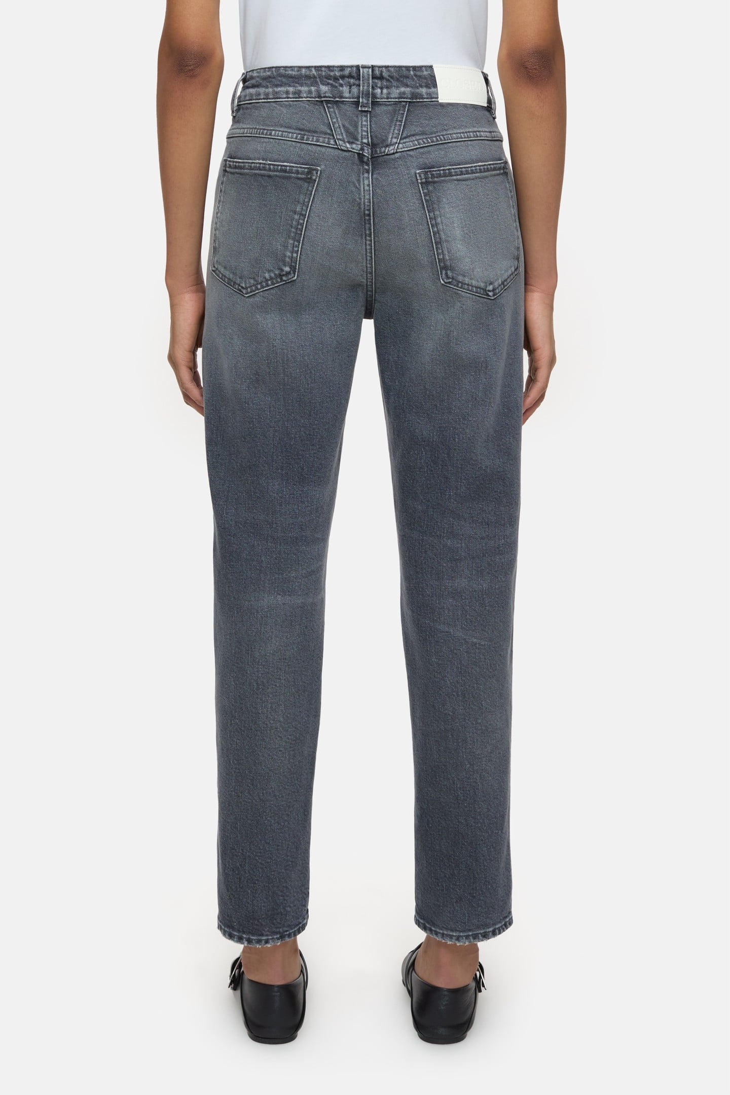 PEDAL PUSHER JEANS MID GREY 2