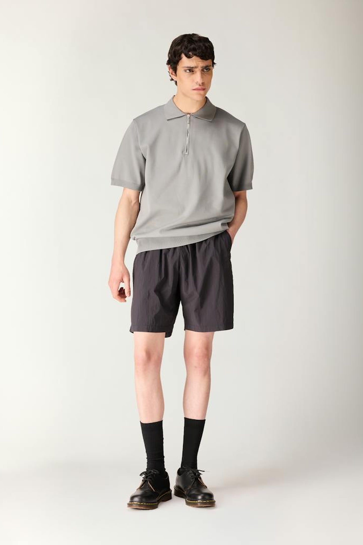 HIGHSNOBIETY HS05 – POLY KNIT ZIP POLO 1