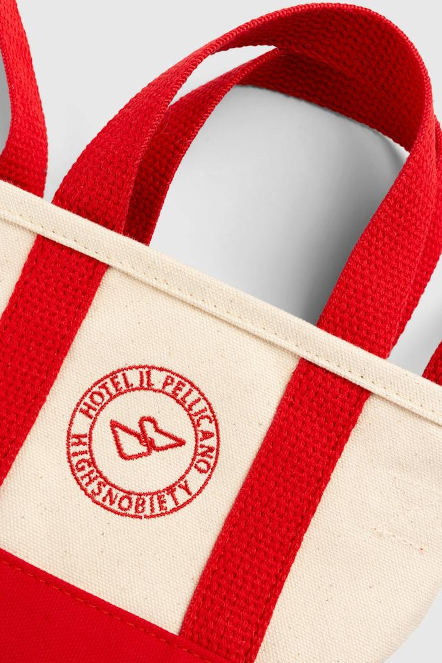 IL PELLICANO X  HIGHSNOBIETY – MINI CANVAS TOTE BAG 4