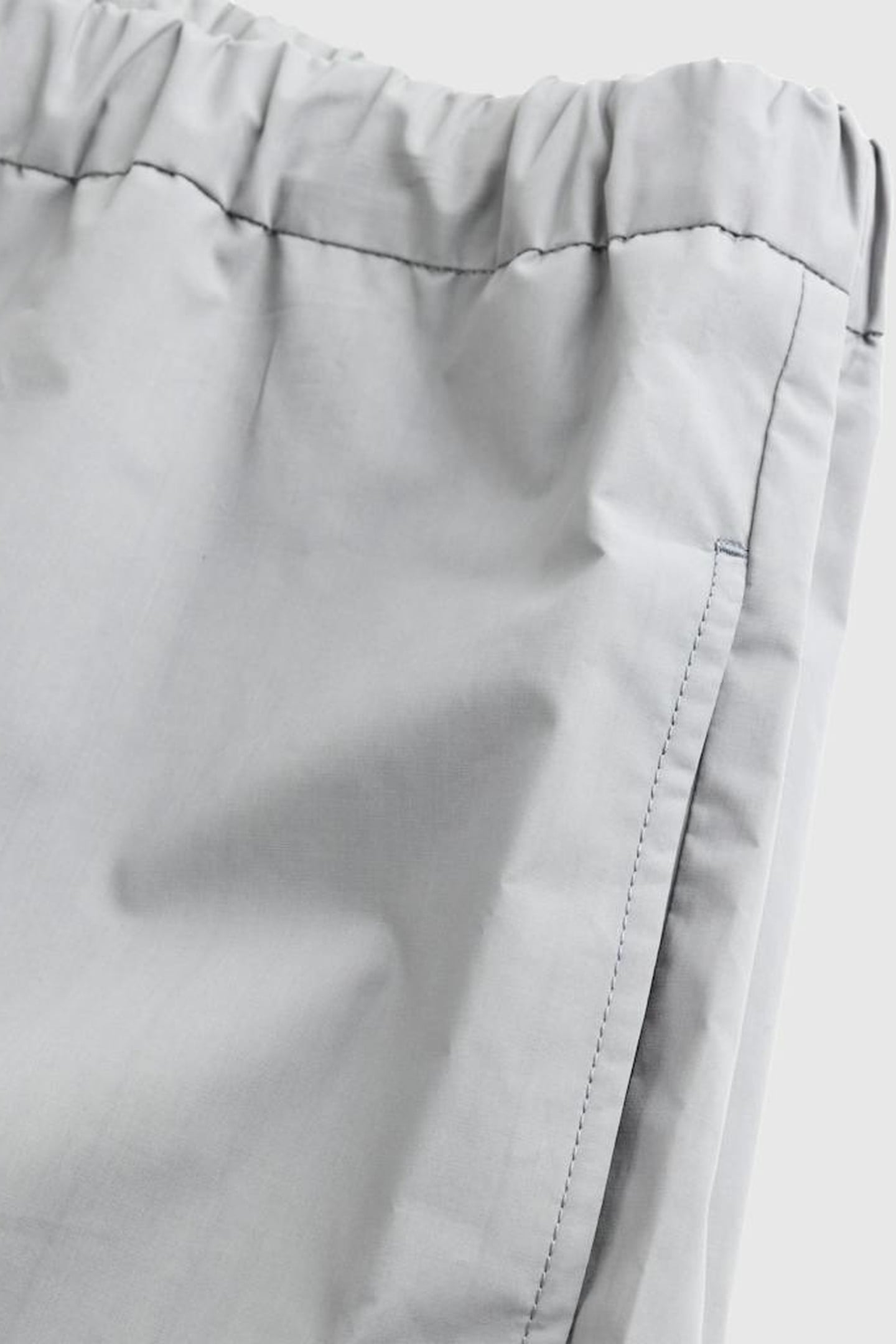 RIER – POPELINE BERMUDA SHORTS GREY 4