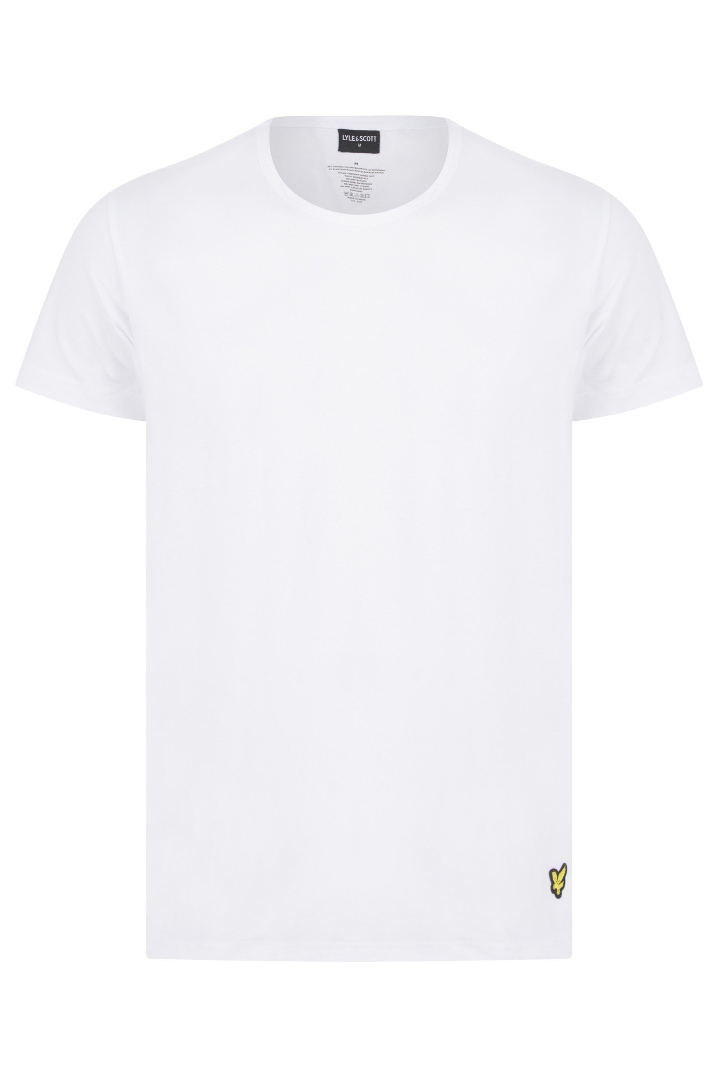 KYLE SHORT SLEEVE TEE AND WOVEN SHORT SLEEP SET BRIGHT WHITE 2