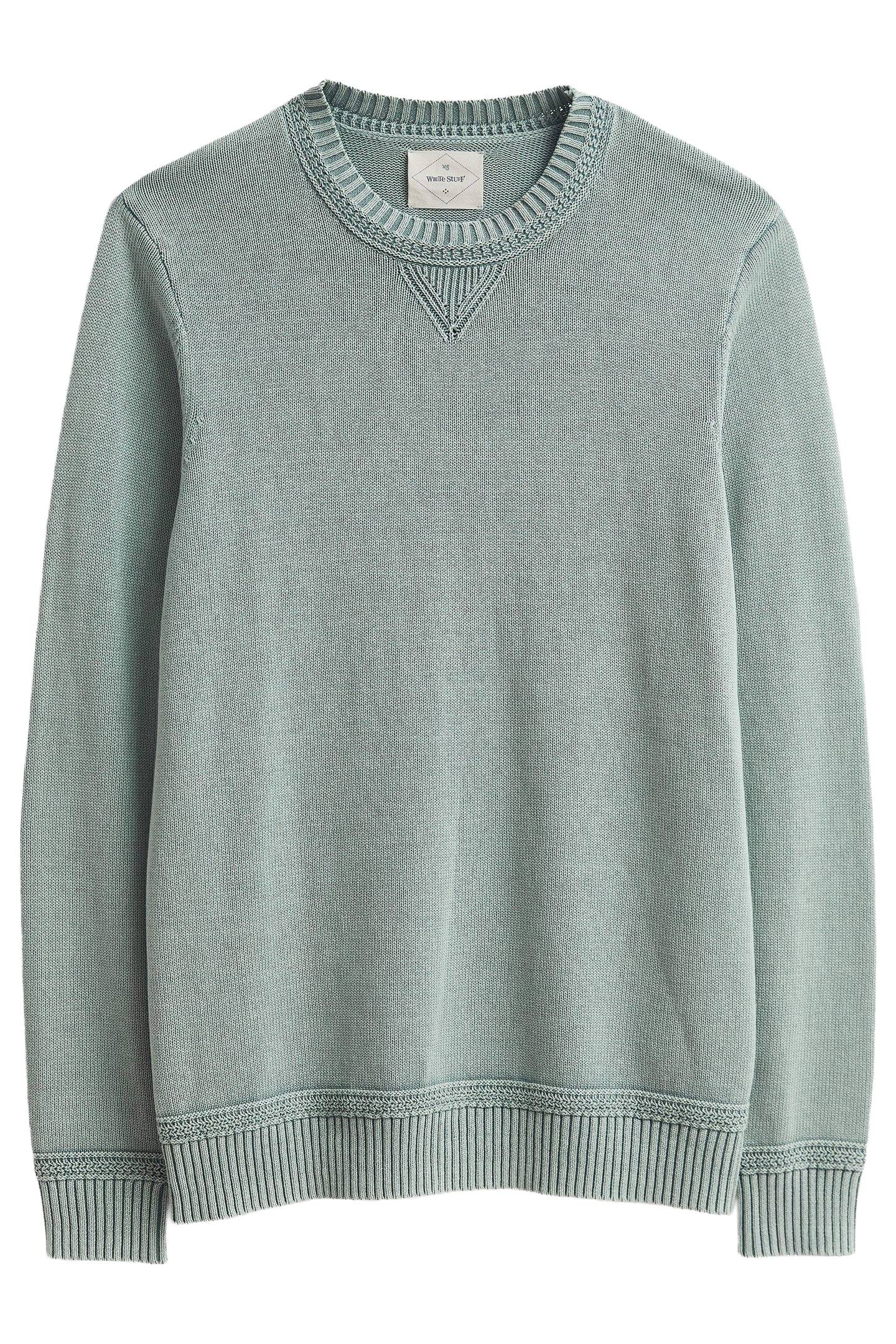 CLIFTON COTTON CREW DUCK EGG BLUE 2