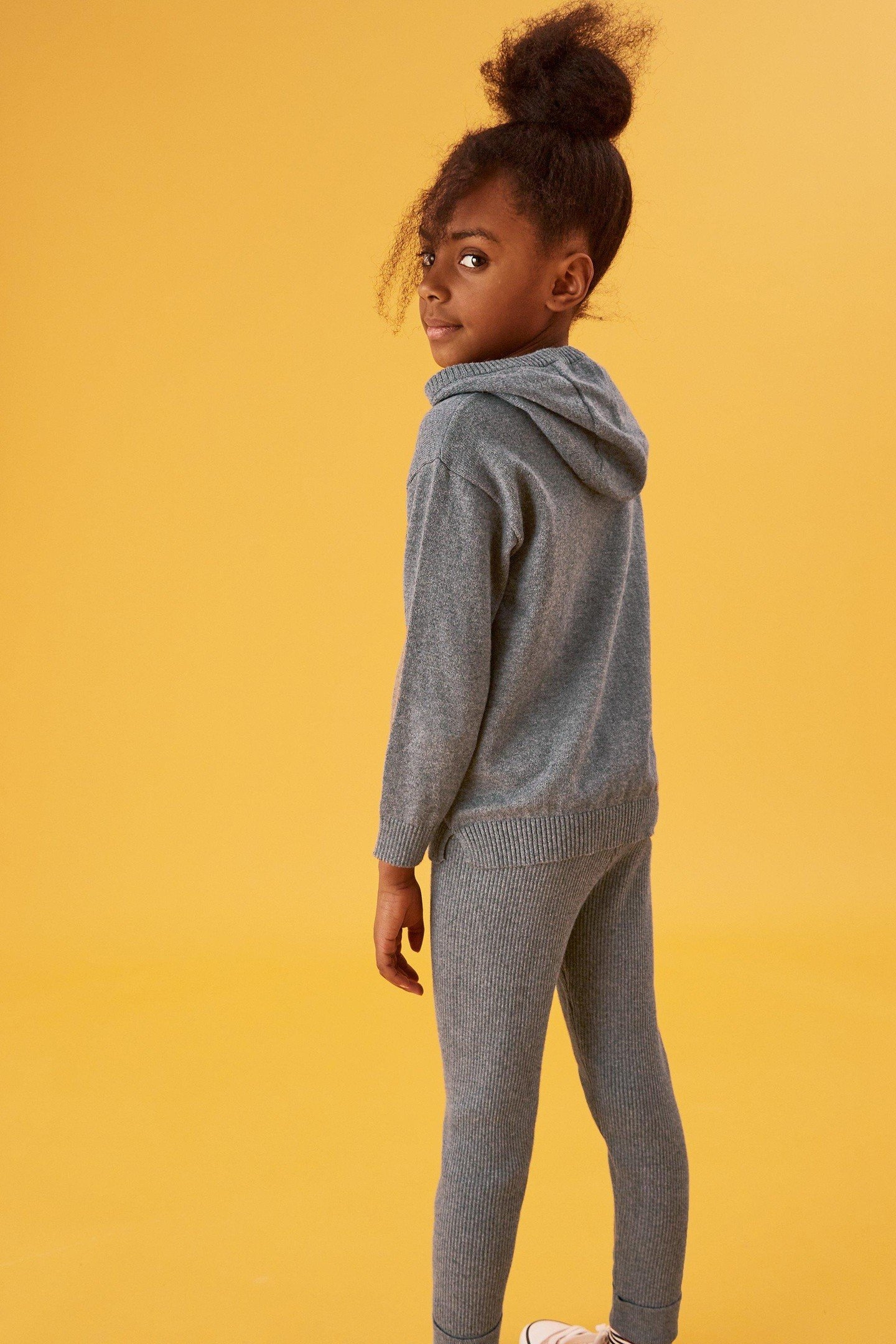 KNITTED COSY SET MID GREY 2