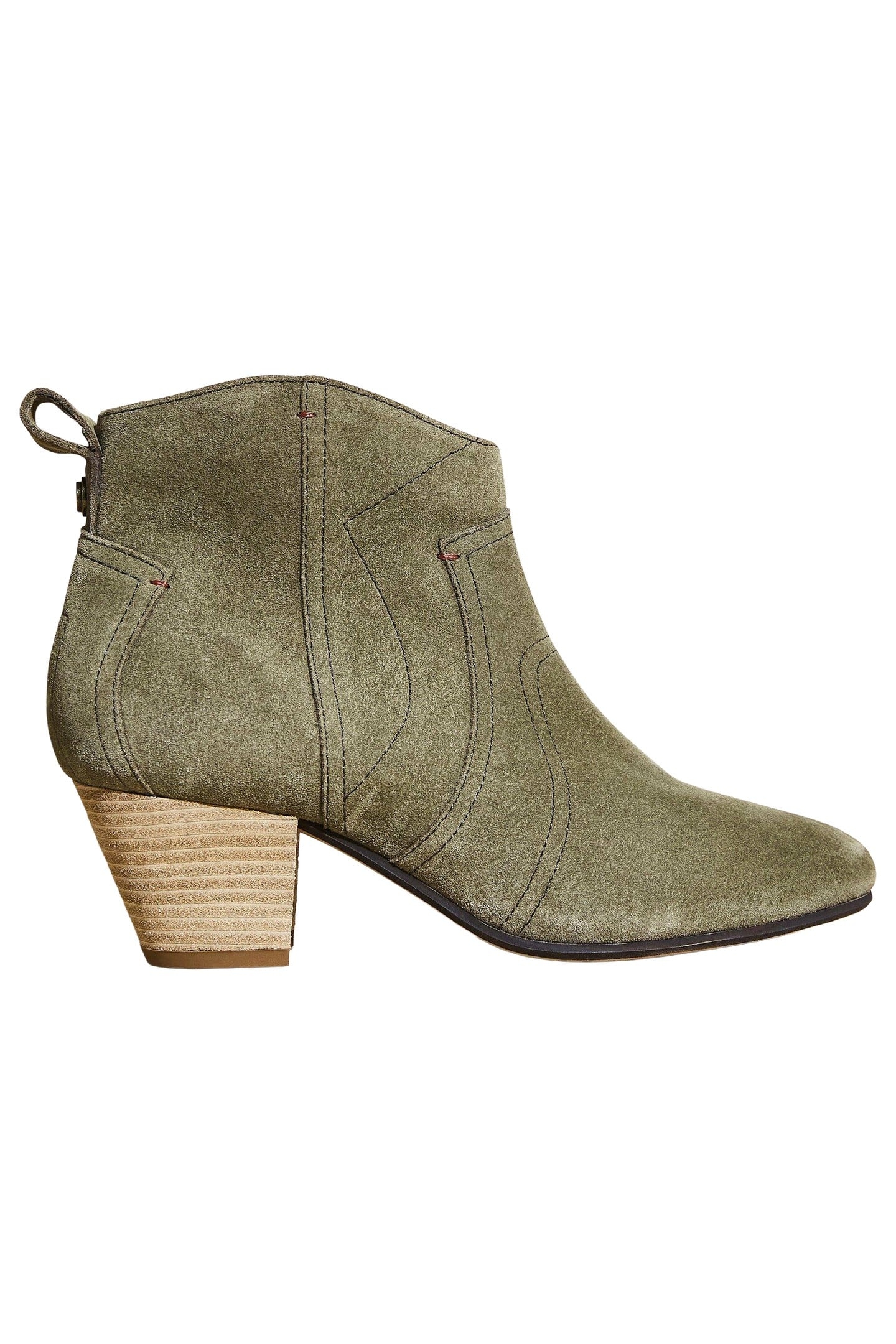 WILHELMINA WESTERN BOOT KHAKI GREEN 3
