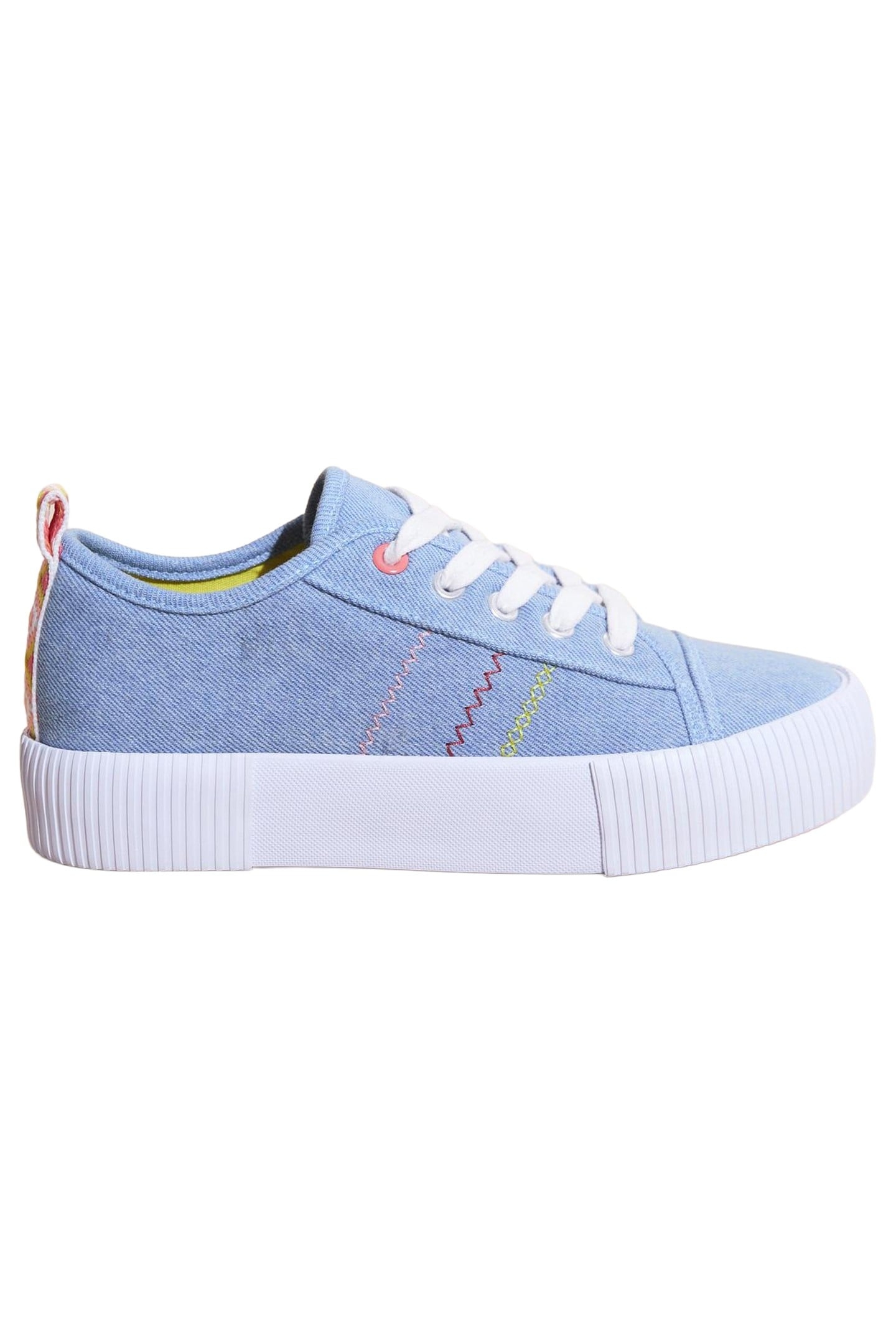 PIPER FLATFORM PLIMSOLL CHAMBRAY BLUE 5