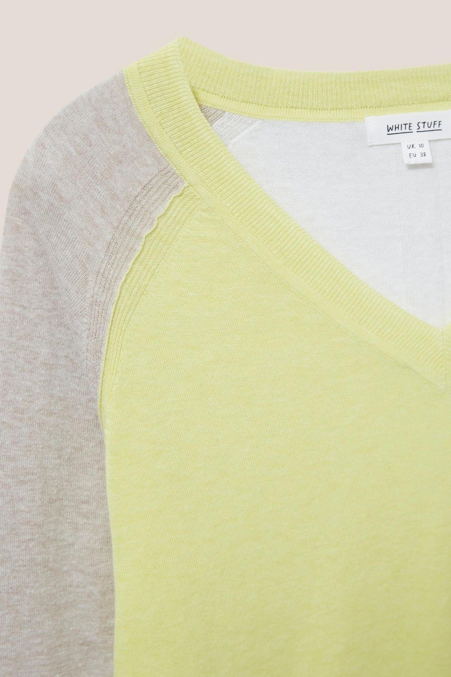 CARRIE COLOURBLOCK JUMPER YELLOW MULTI 4