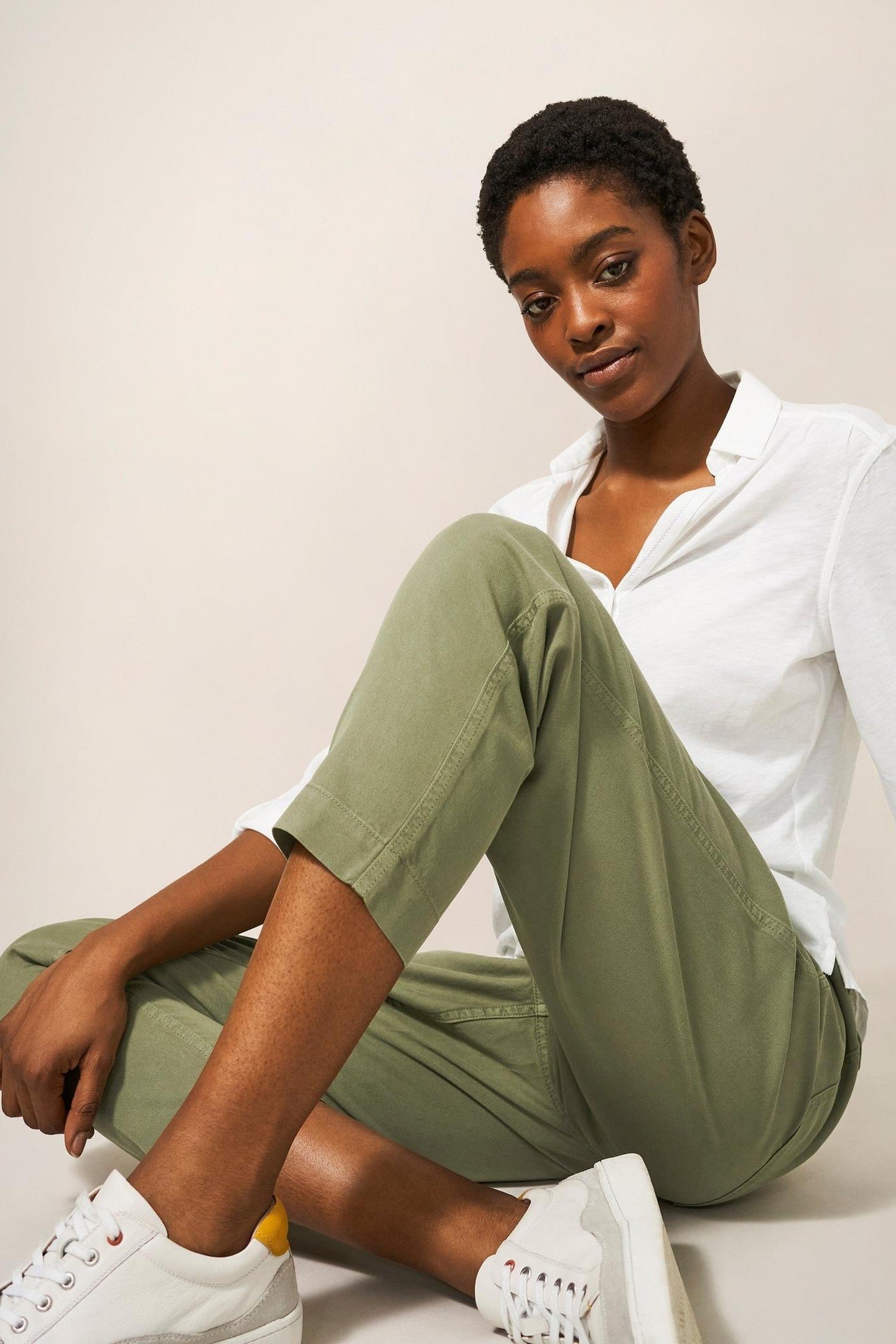 FREDERIKA TROUSER MID GREEN 4