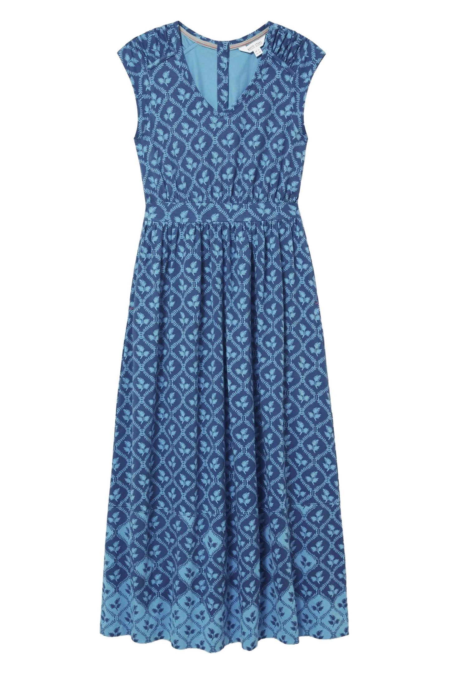DARCIE JERSEY MAXI DRESS NAVY MULTI 3