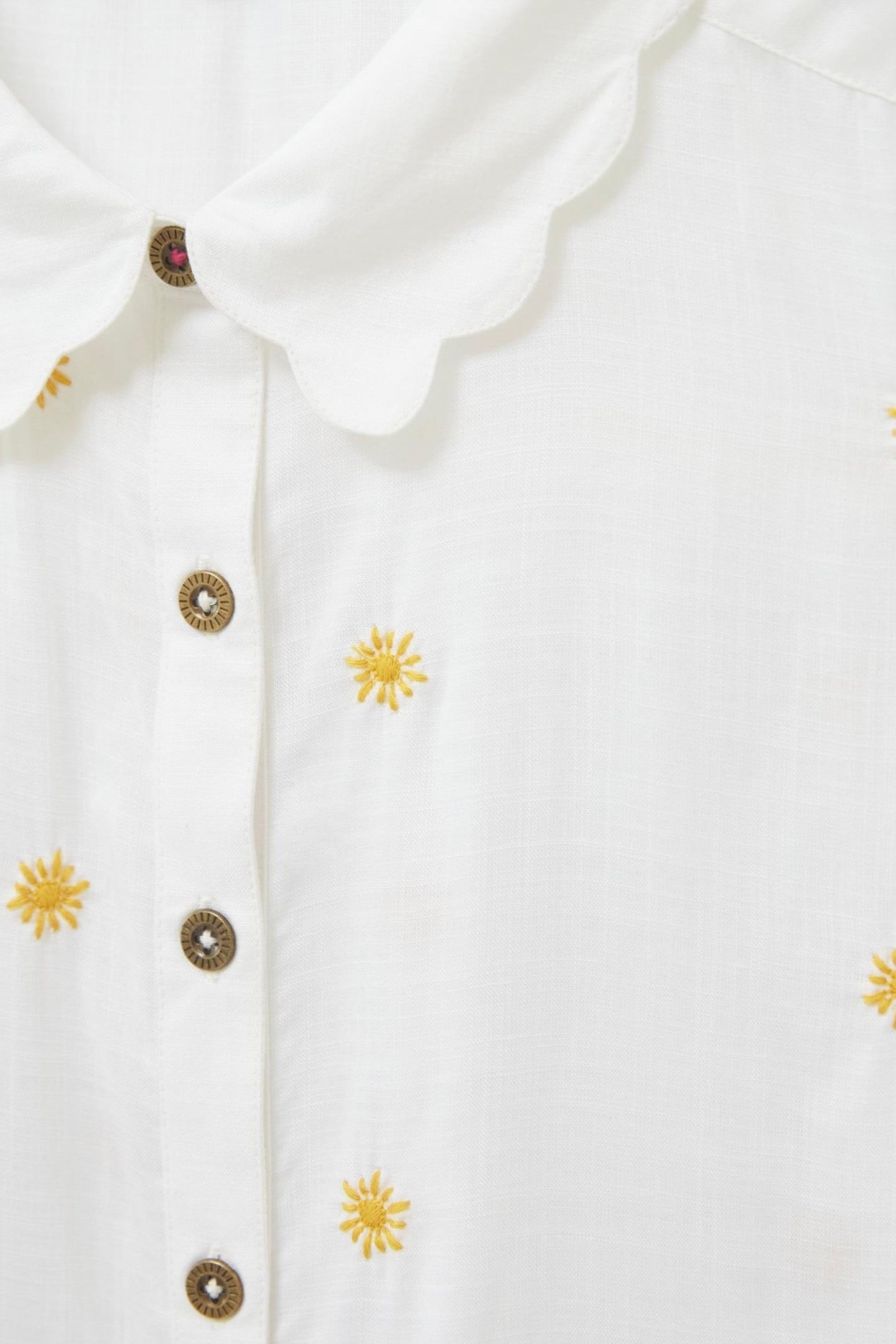 LIZZIE EMBROIDERED SHIRT WHITE MULTI 4