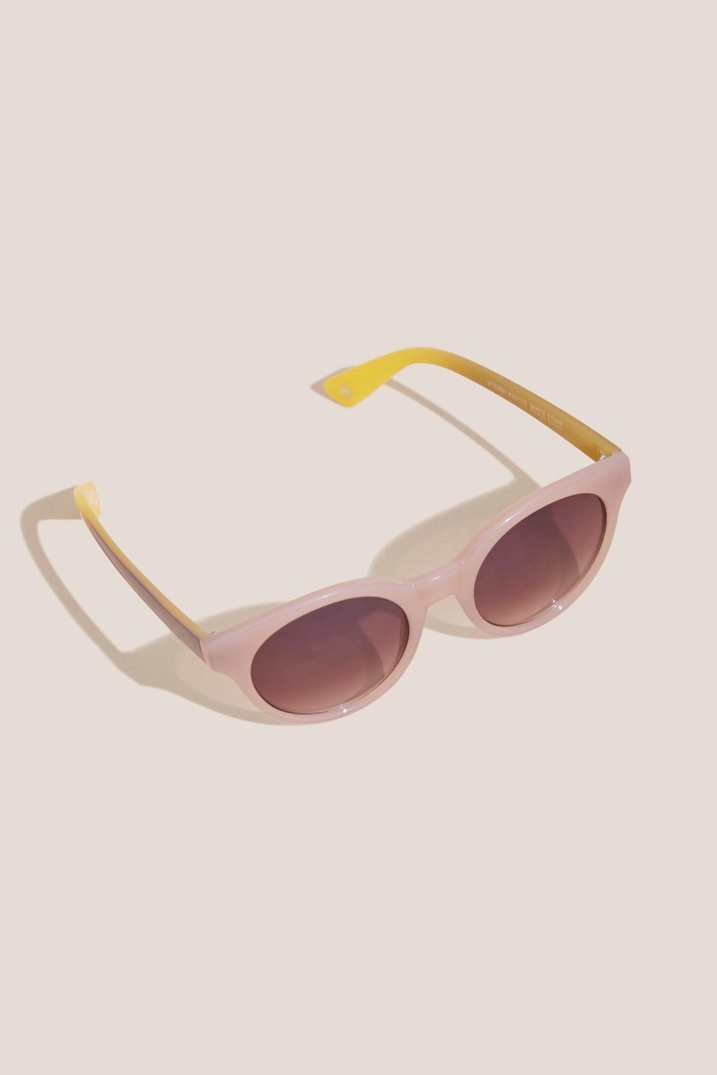 ROUND PREPPY SUNGLASSES DUSTY PINK 2