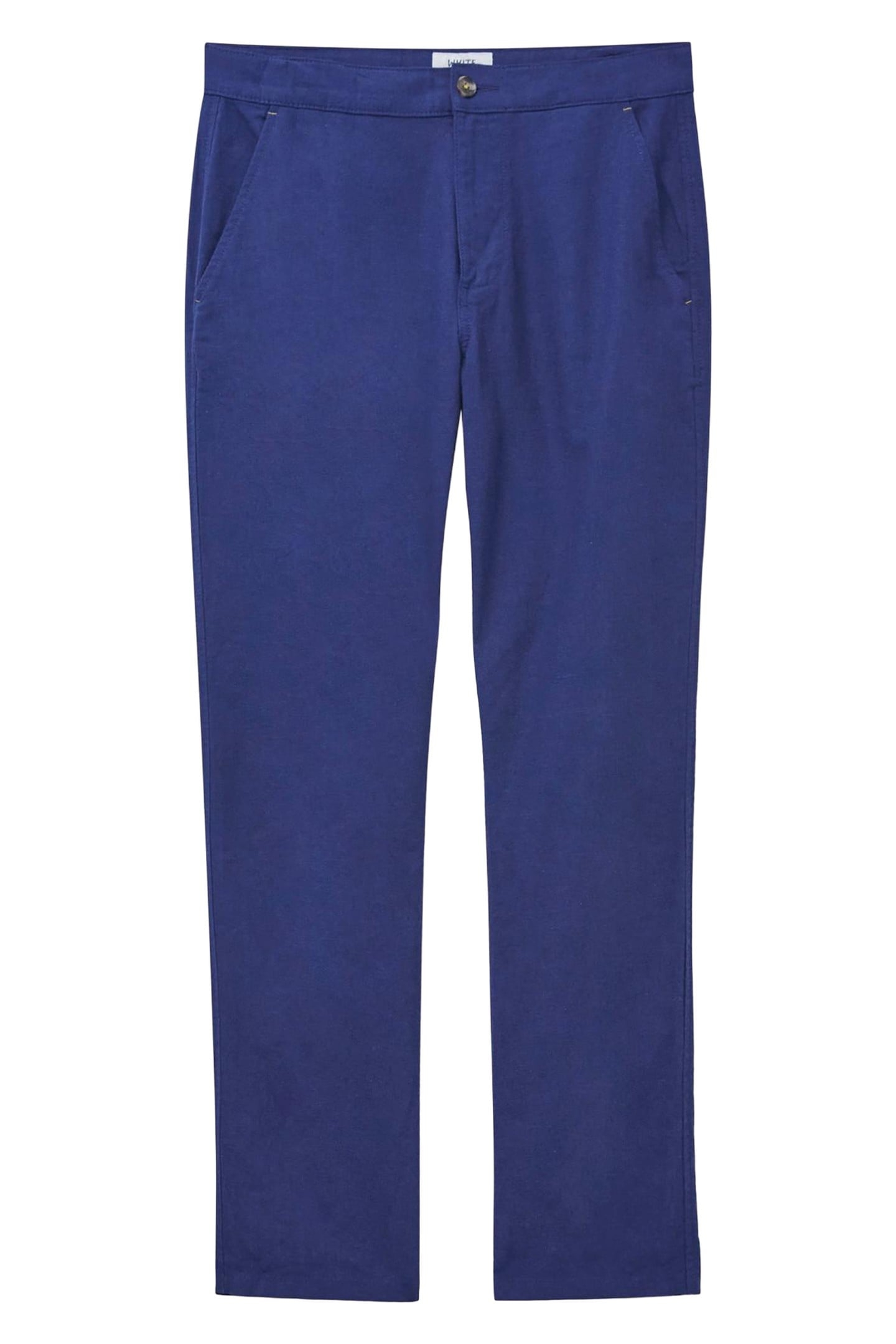 LINEN BLEND TROUSER DARK NAVY 3