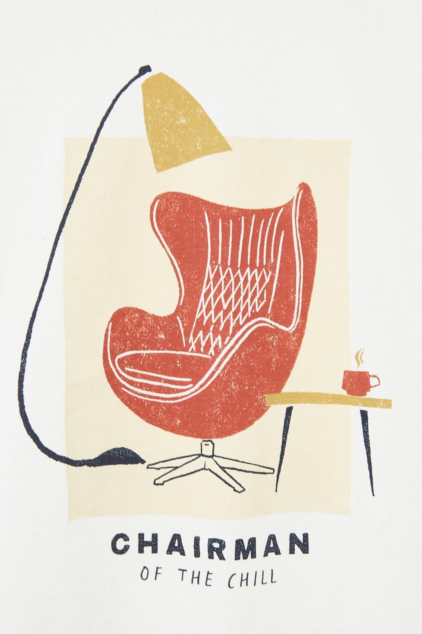 CHAIRMAN GRAPHIC TEE NATURAL WHITE 4