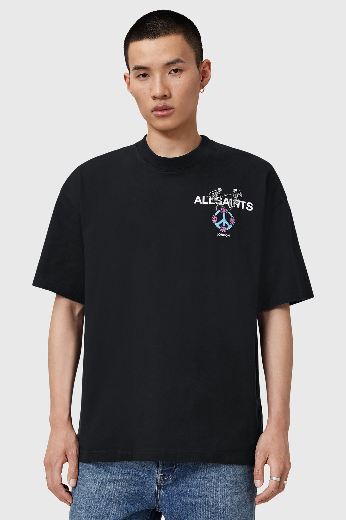 REINCARNATE SS CREW WASHED BLACK 1