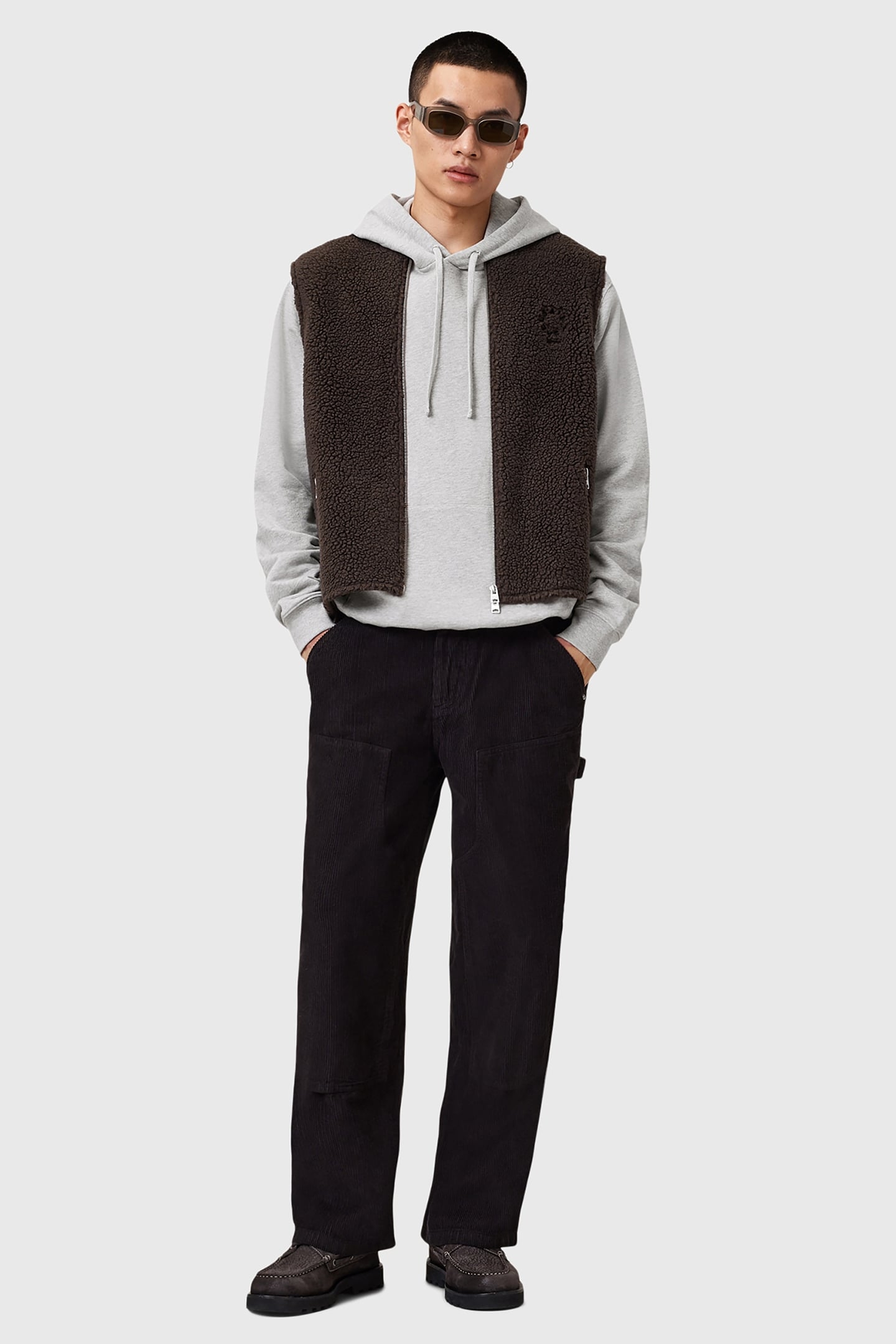 WAVED OTH HOODY LIGHT GREY MARL 3