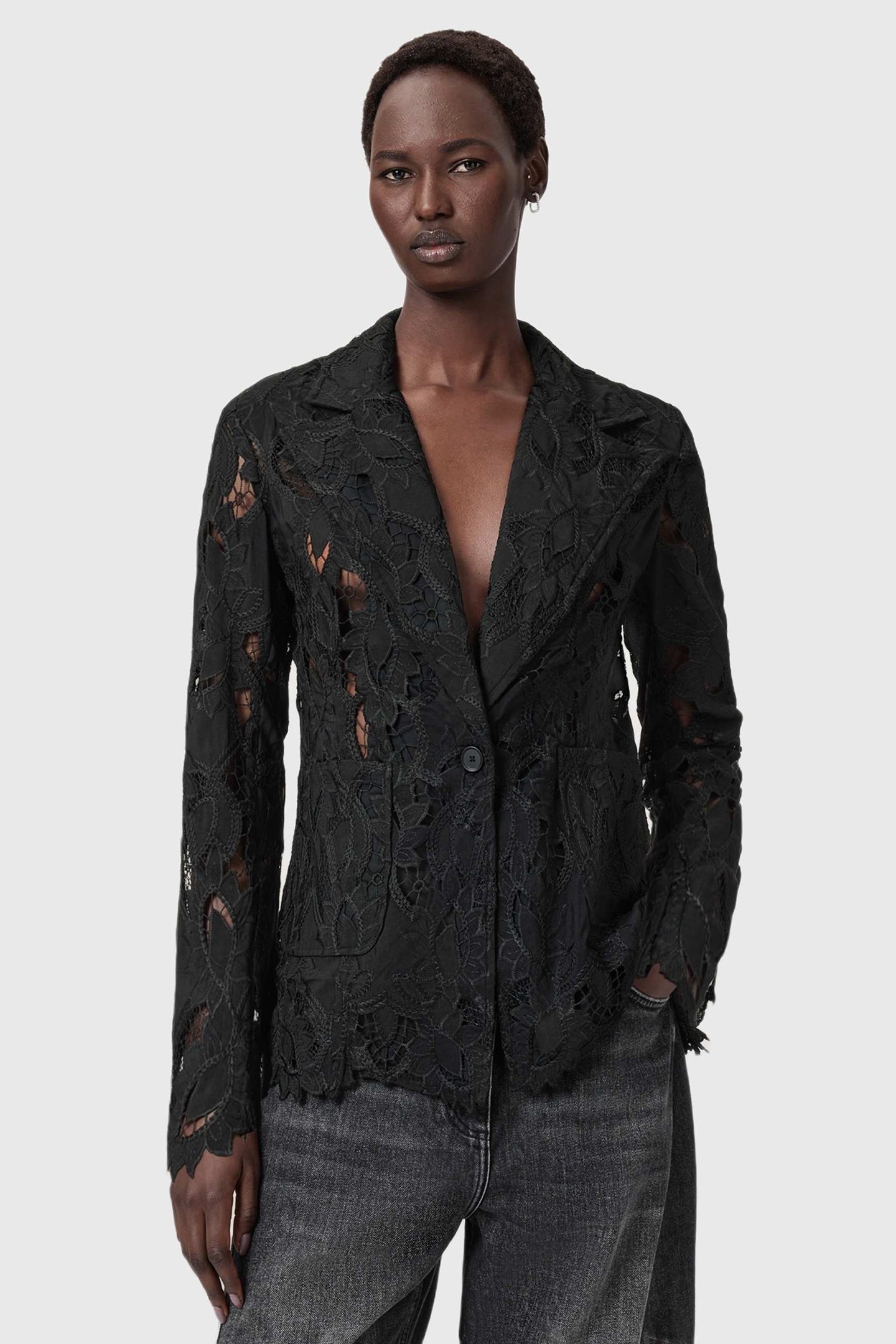 CHARLI EMB JACKET BLACK 1