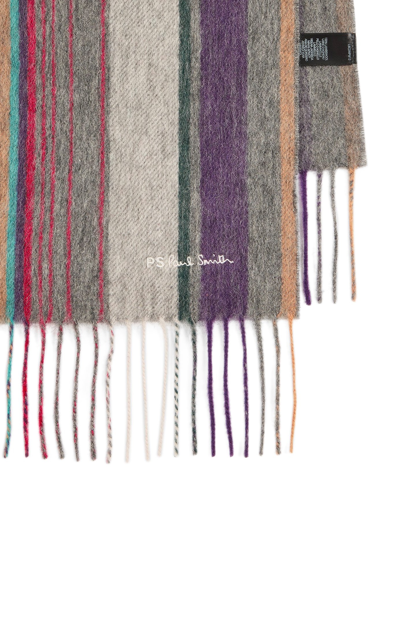 SCARF PS TRENT STRIPE SLATE 2