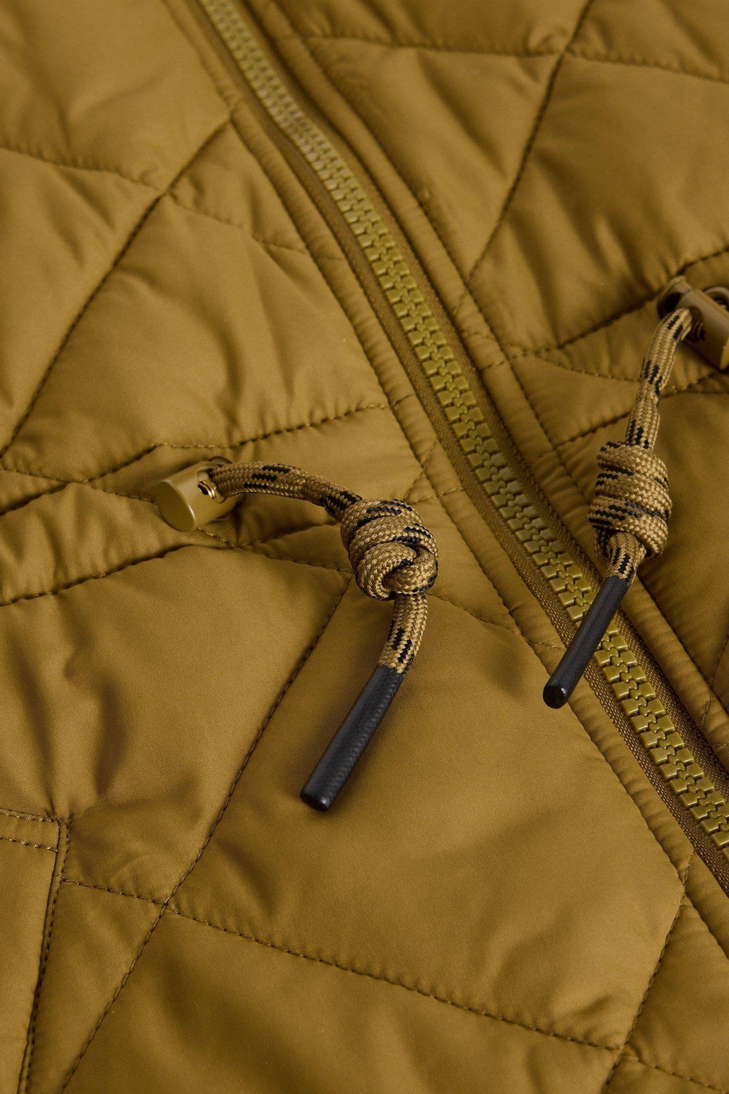 AMILIA QUILTED JACKET KHAKI GREEN 3