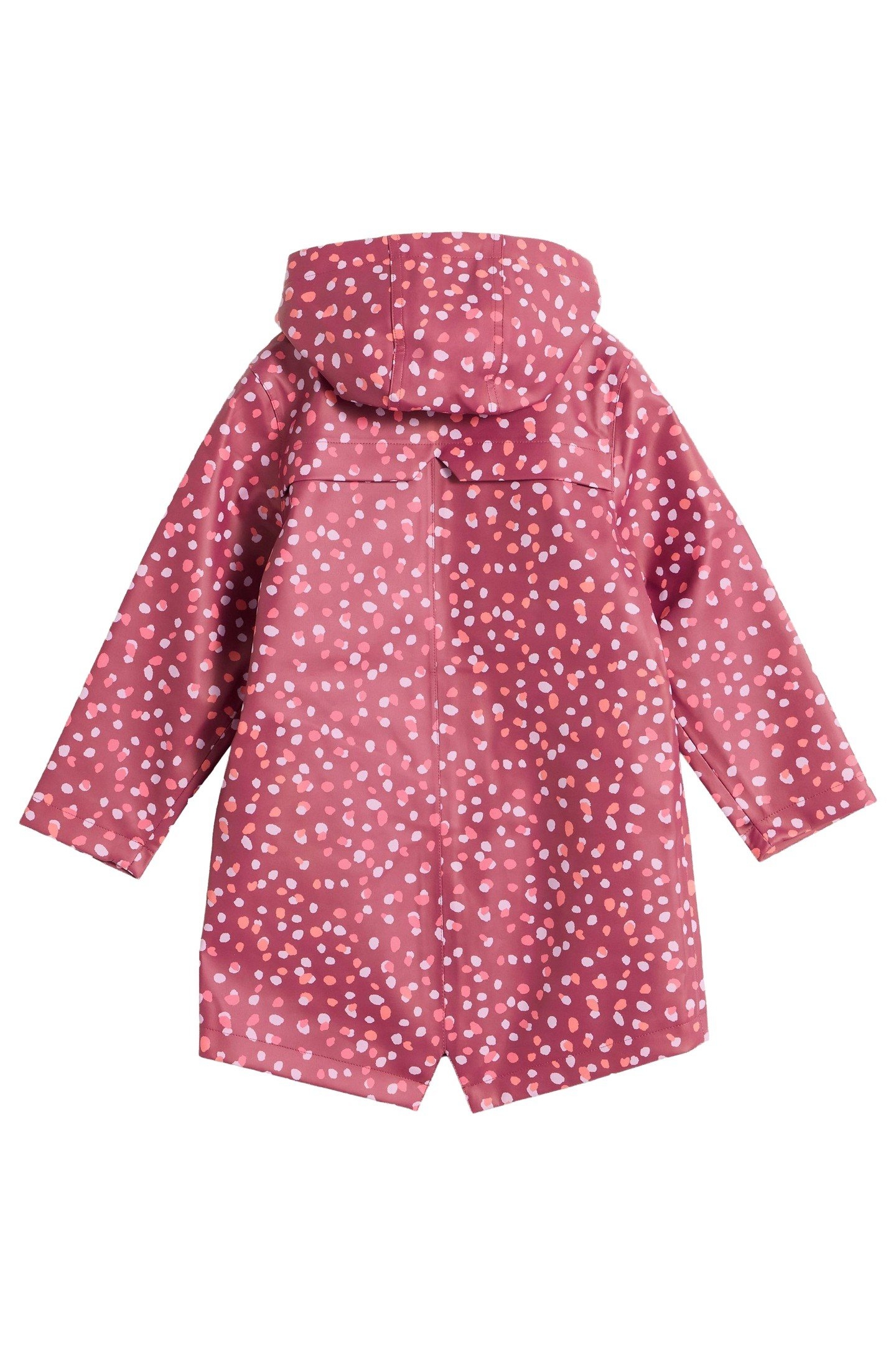 SPOT PRINTED RAINCOAT PURPLE MULTI 2
