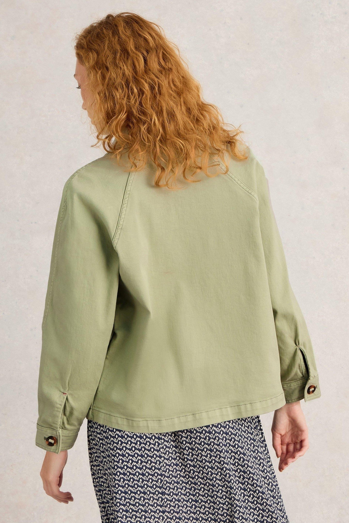EDEN DENIM JACKET LIGHT GREEN 2