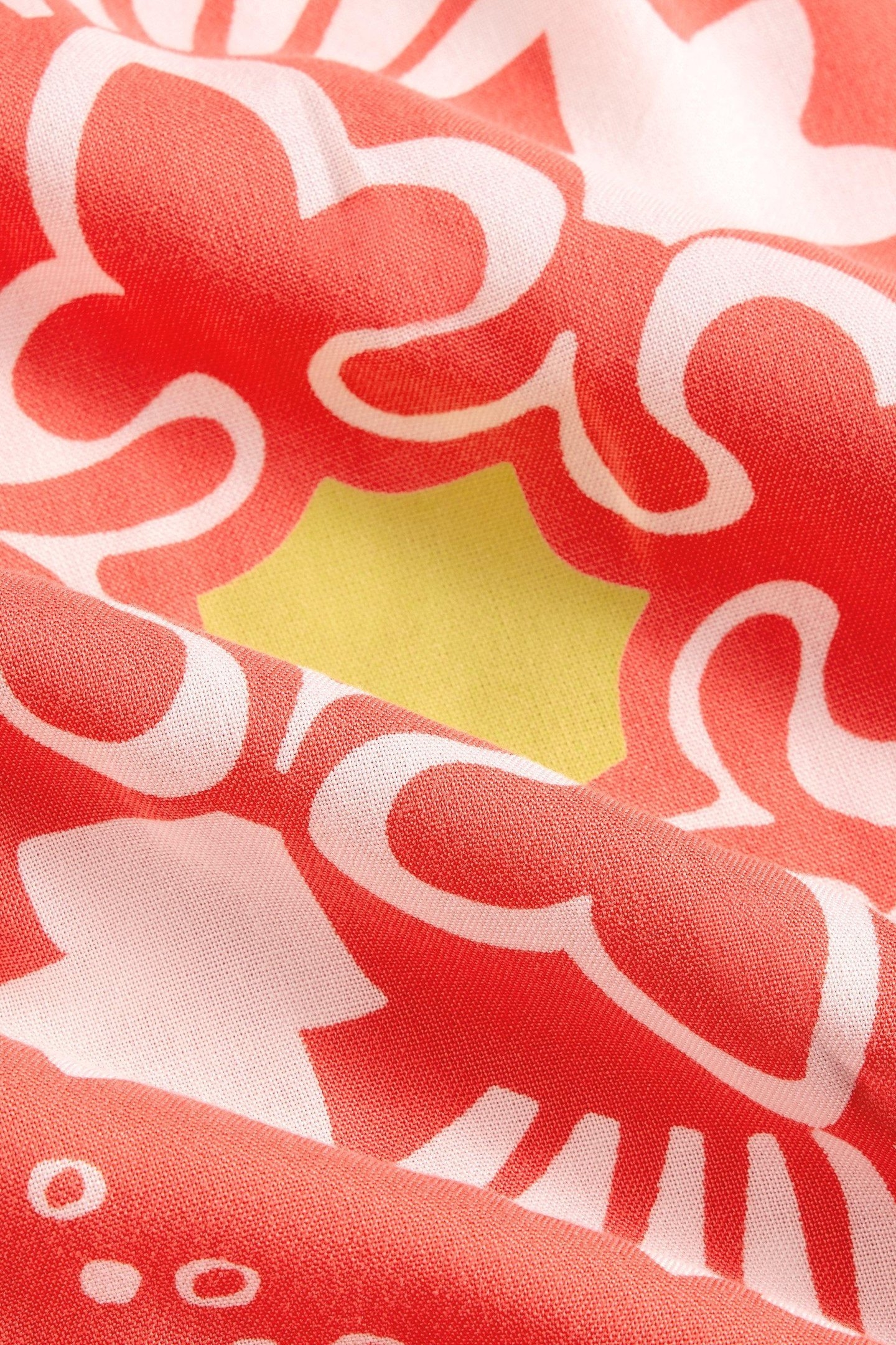 LUCY MIDI DRESS CORAL PRINT 4