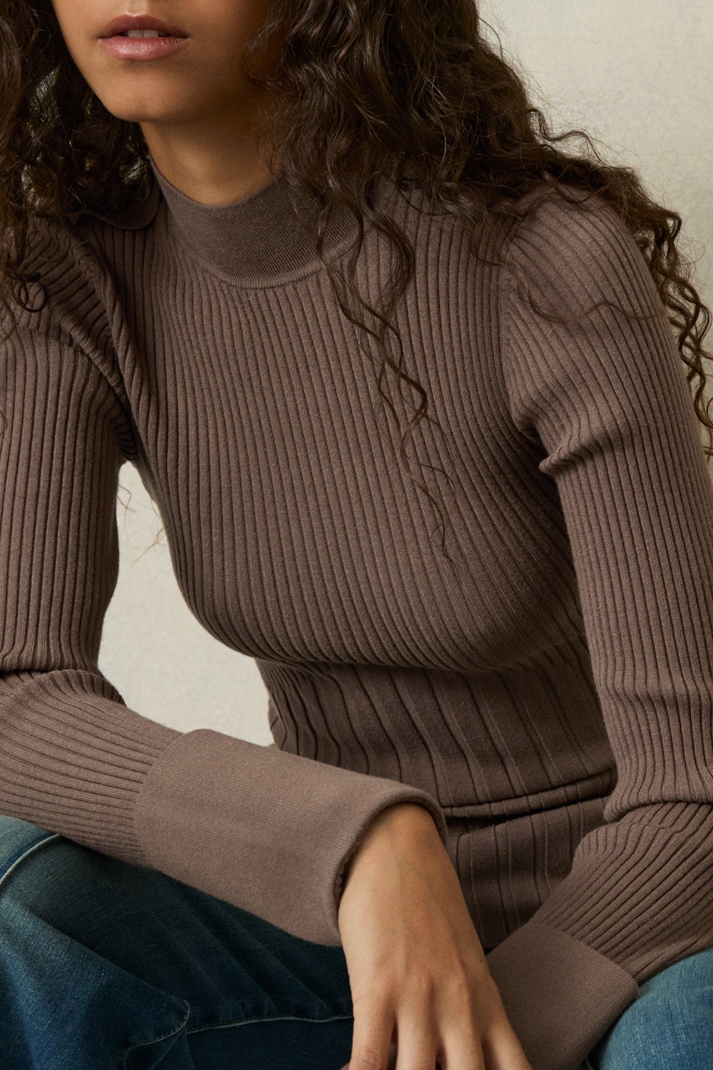 MOCK NECK JUMPER MINK 4