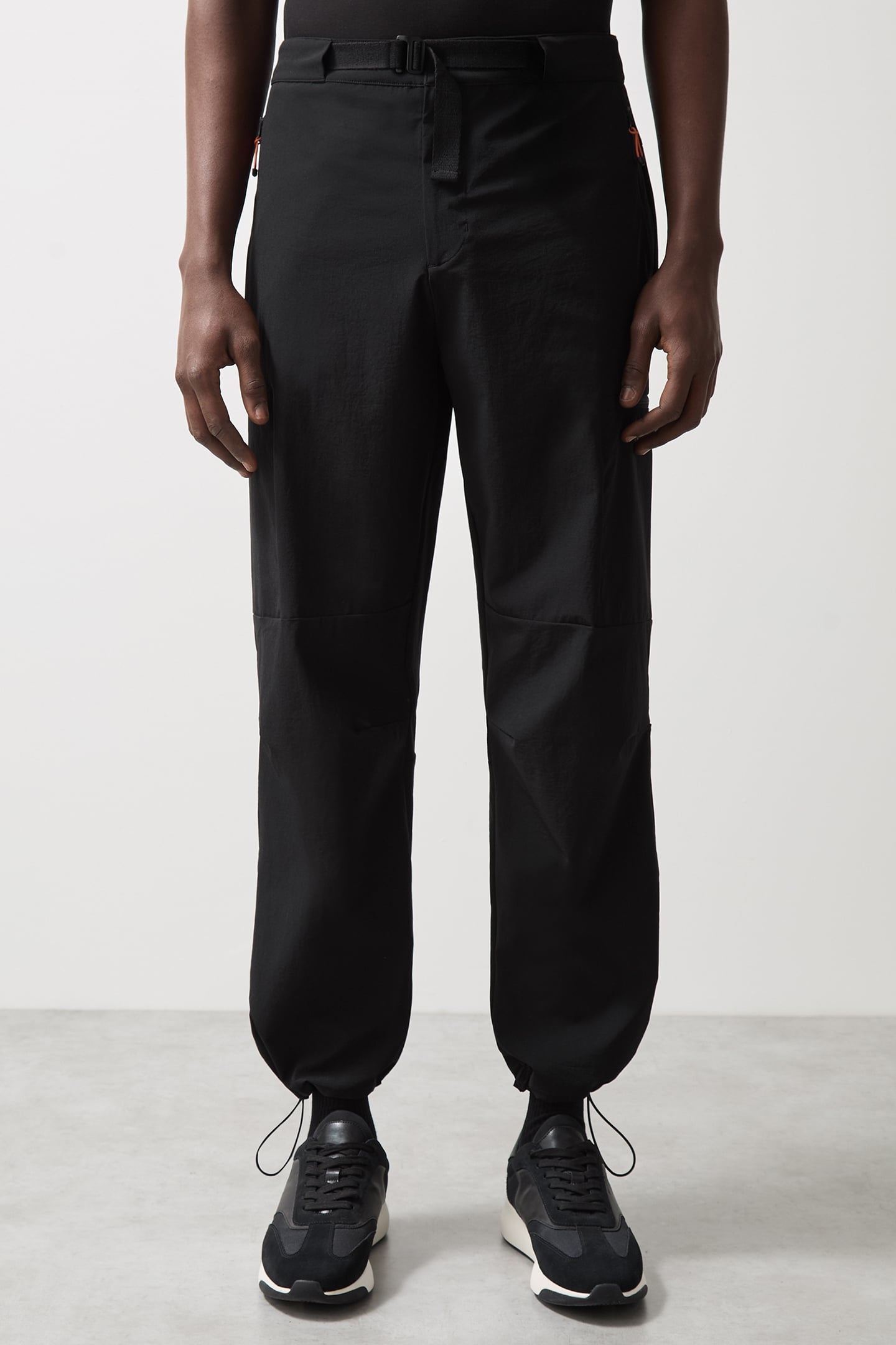 BELTED TECHNICAL CARGO TROUSER BLACK 1