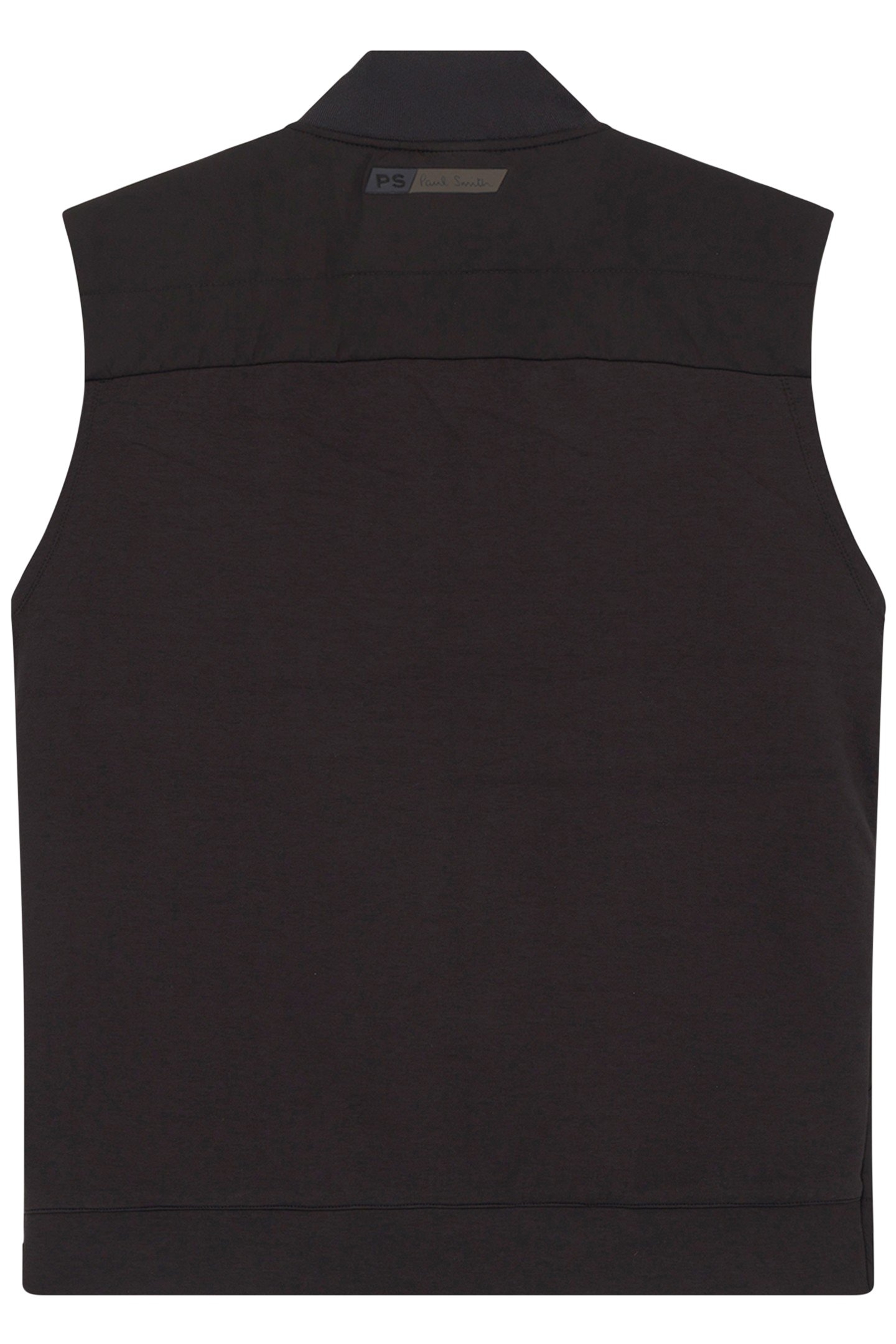 MIXED MEDIA GILET BLACK 2