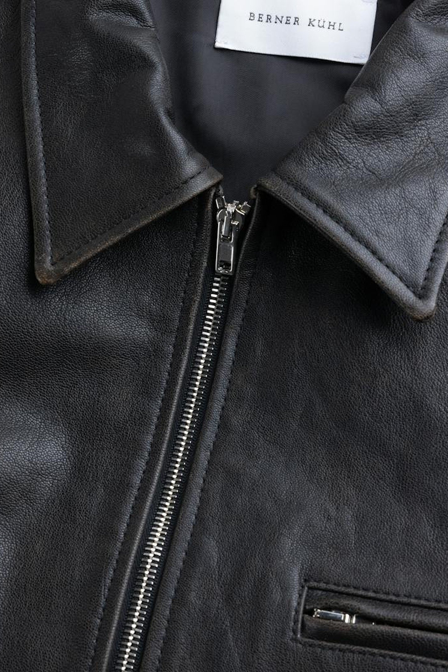 BERNER KÜHL – MOTO DISTRESS LEATHER JACKET BLACK 4