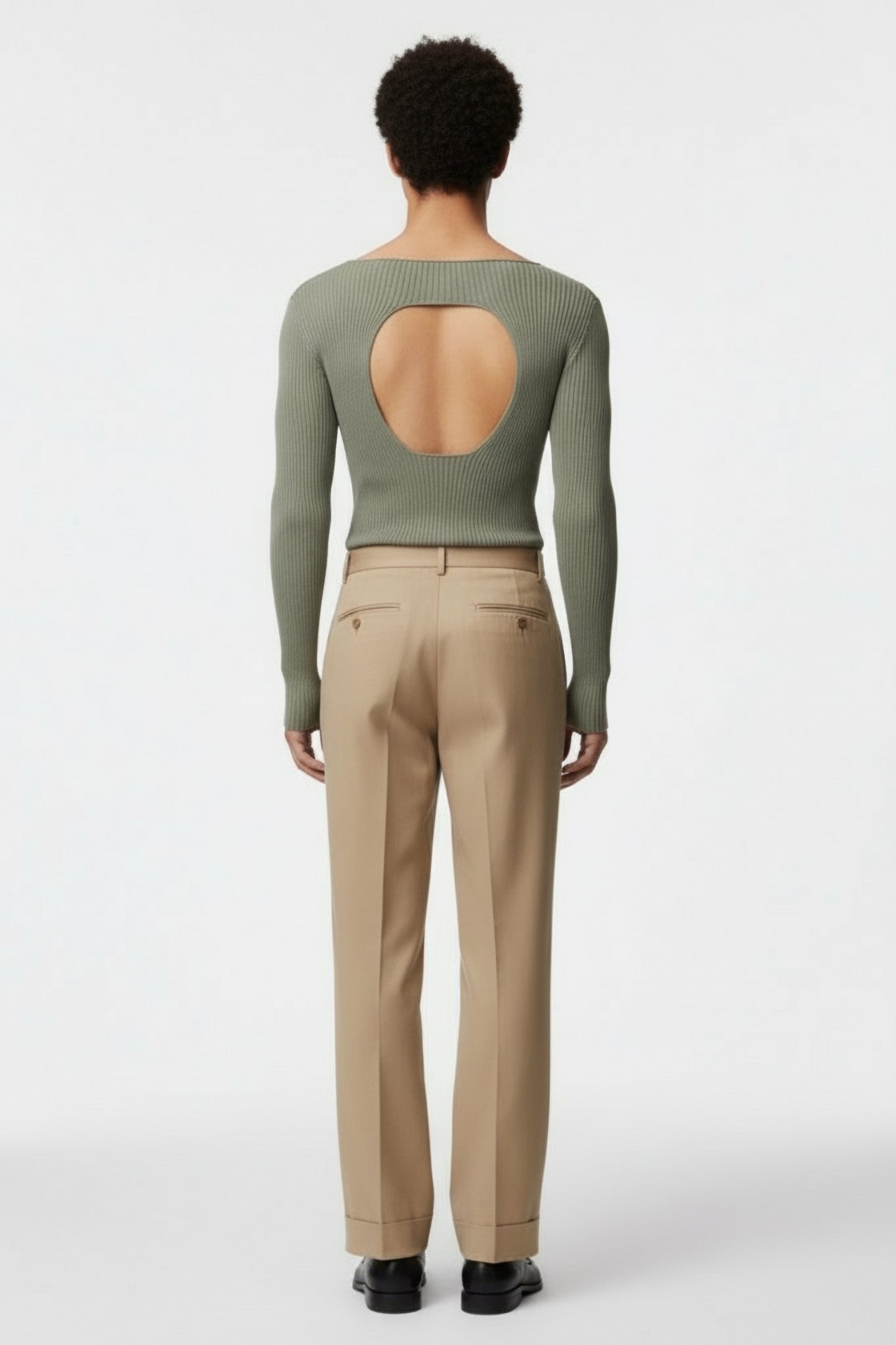 RICK OWENS – AL SWEATER GREEN 2
