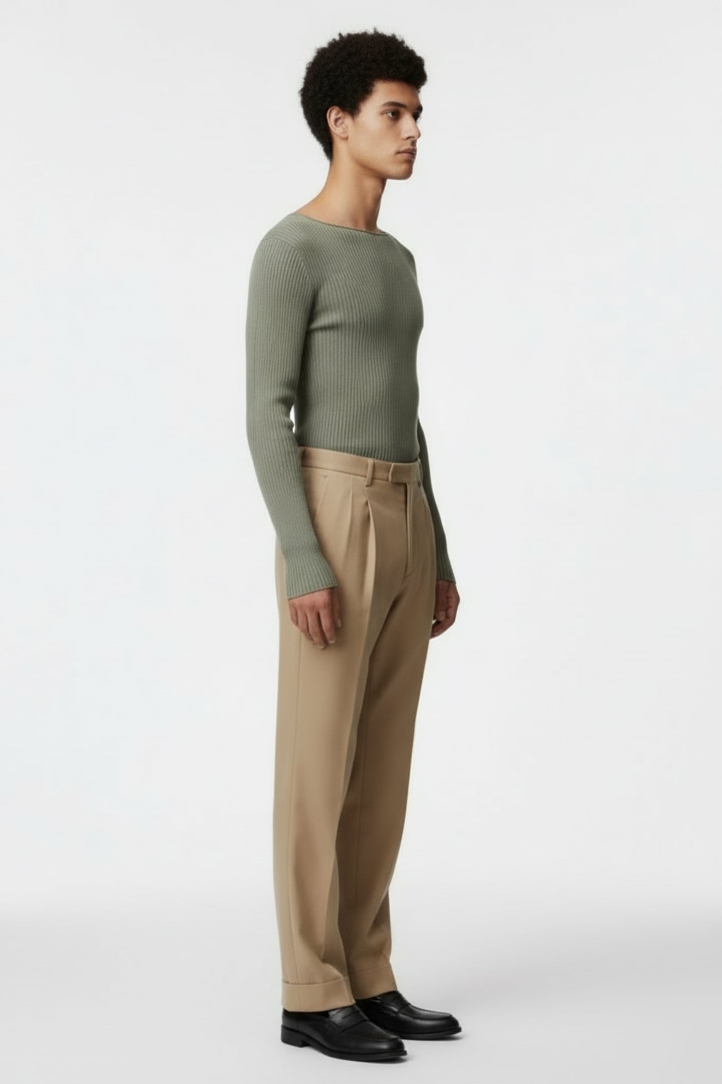 RICK OWENS – AL SWEATER GREEN 3