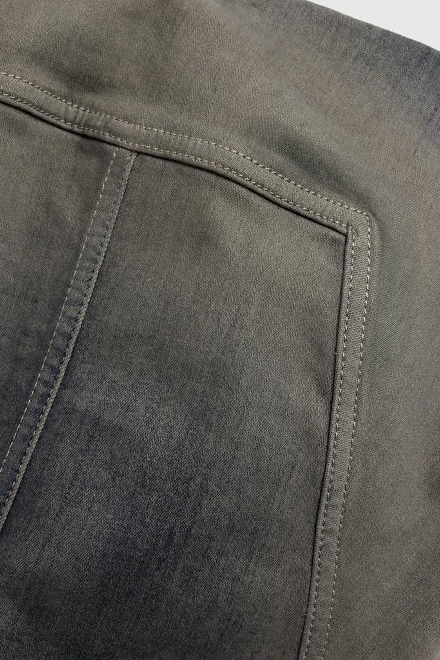 RICK OWENS – DENIM BUSTIER TOP GREY 4