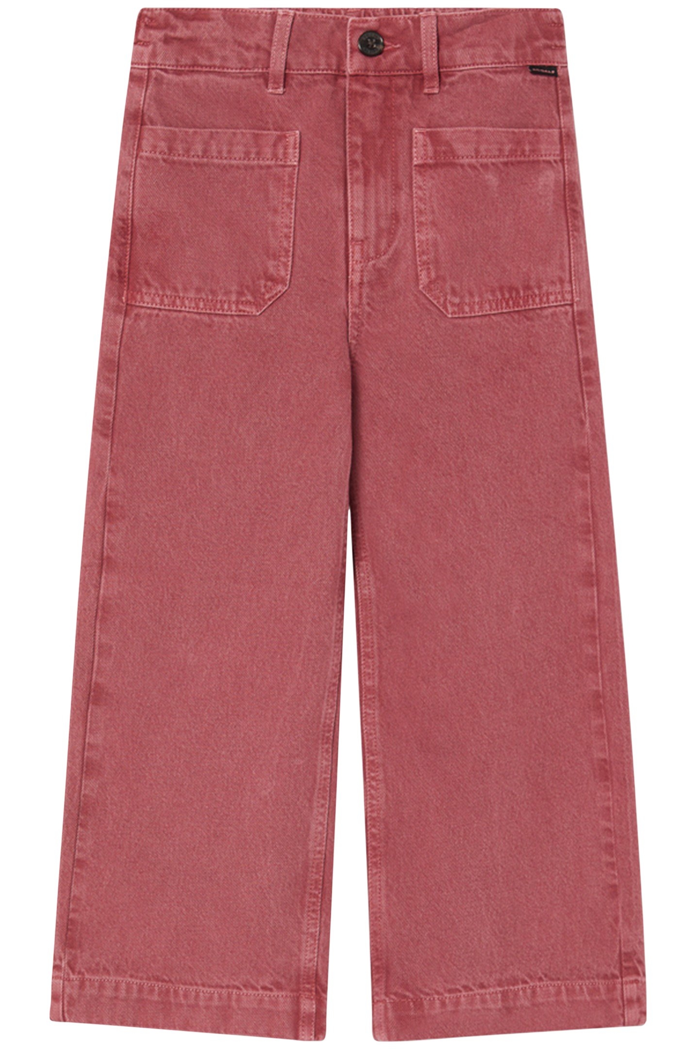 GIRLS FLORAALF PANTS DARK PINK 1