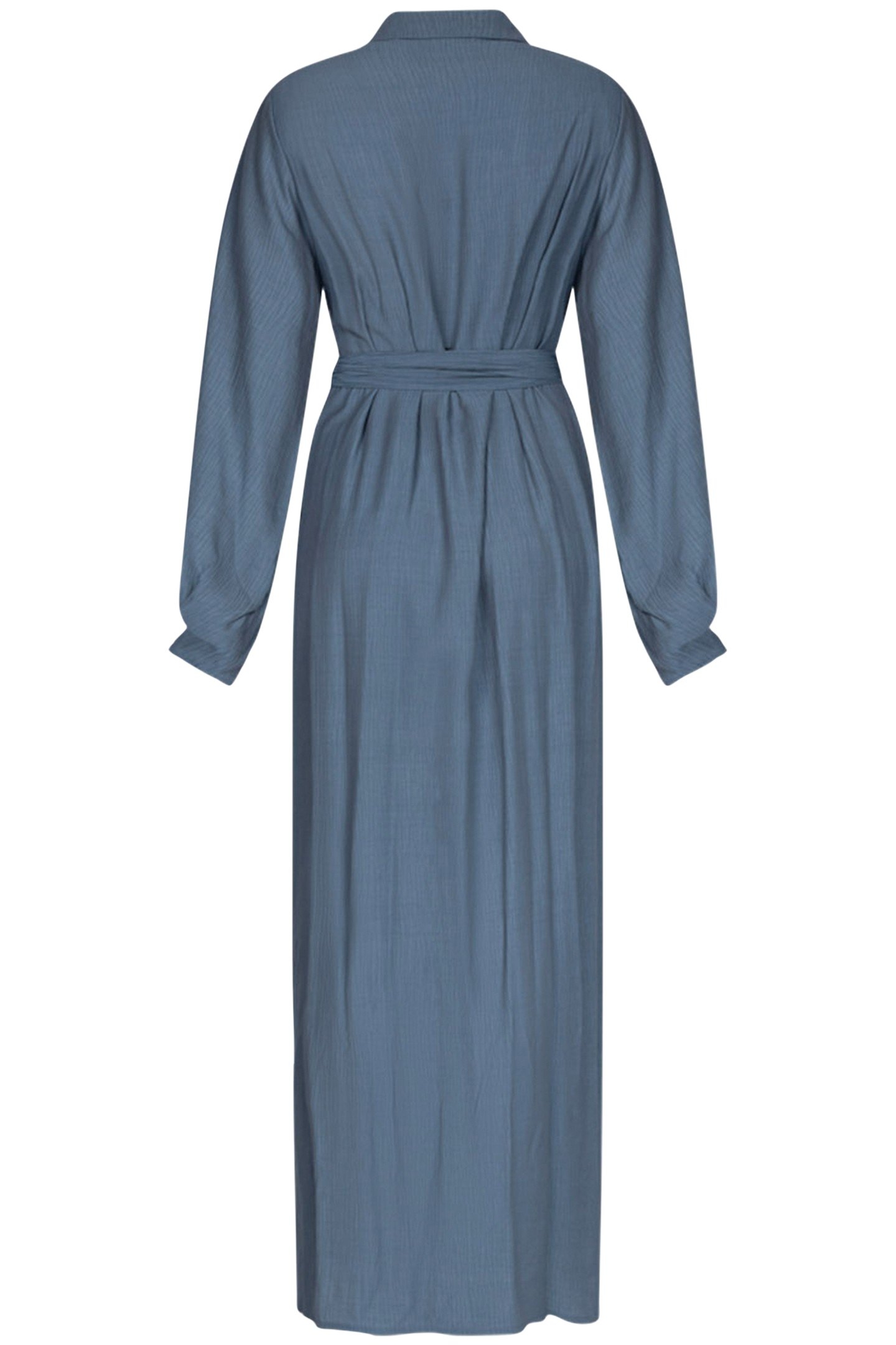 GEORGIA DRESS LONG SLEEVE BLUE HORIZON 2