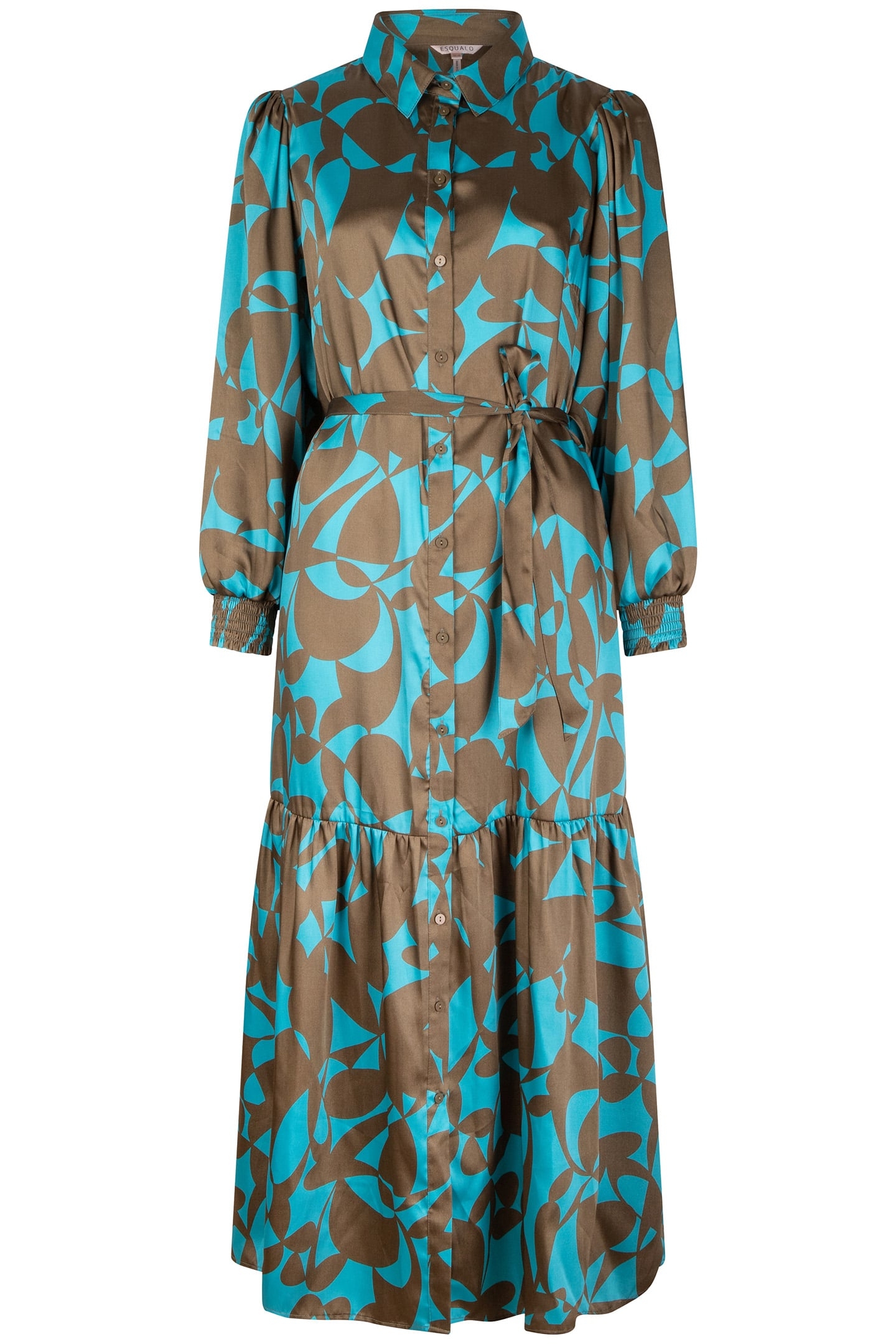 DRESS LONG EXPRESSIVE ROOTS PRINT 4