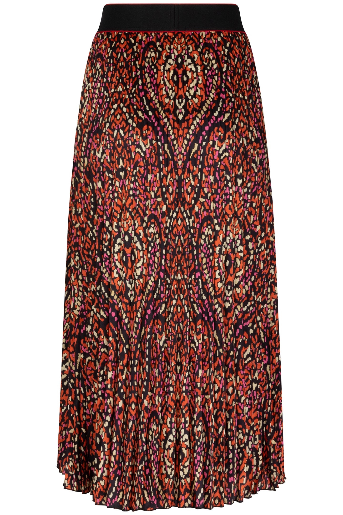 SKIRT PLISSE SATEEN REWILDING PRINT 5