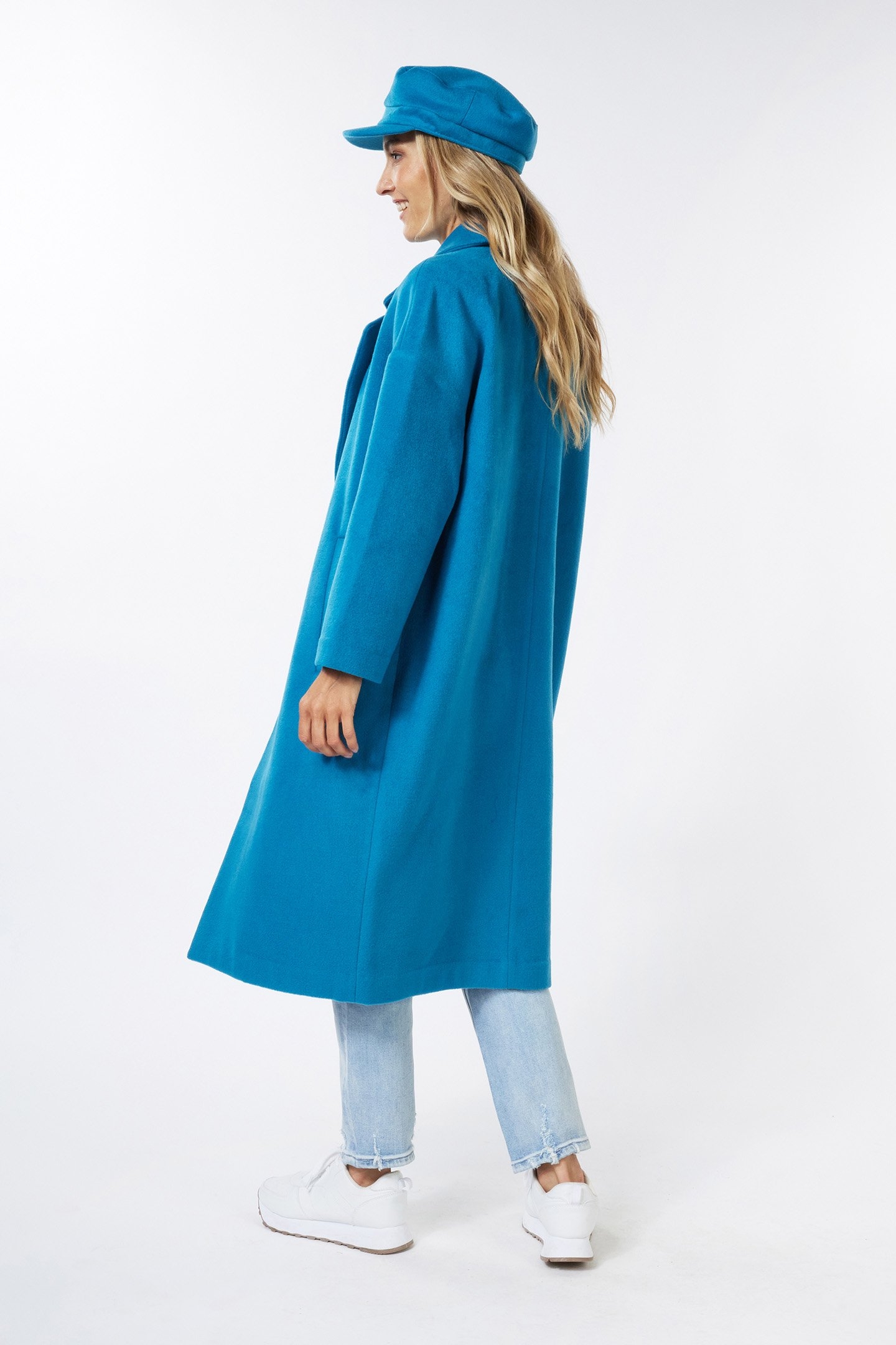 COAT LONG OVERSIZED PETROL 3