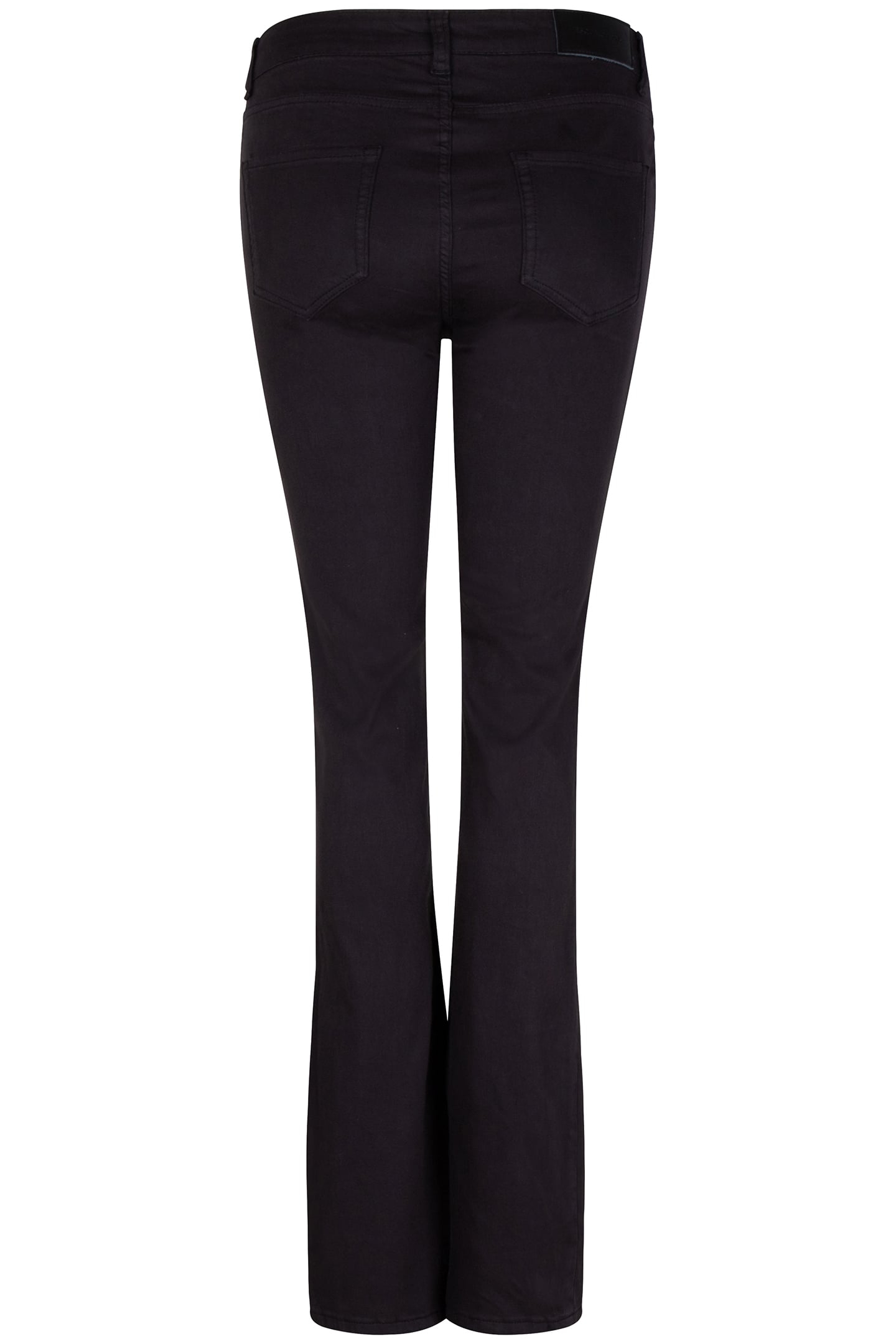 TROUSERS COLORED DENIM FLAIR BLACK 5