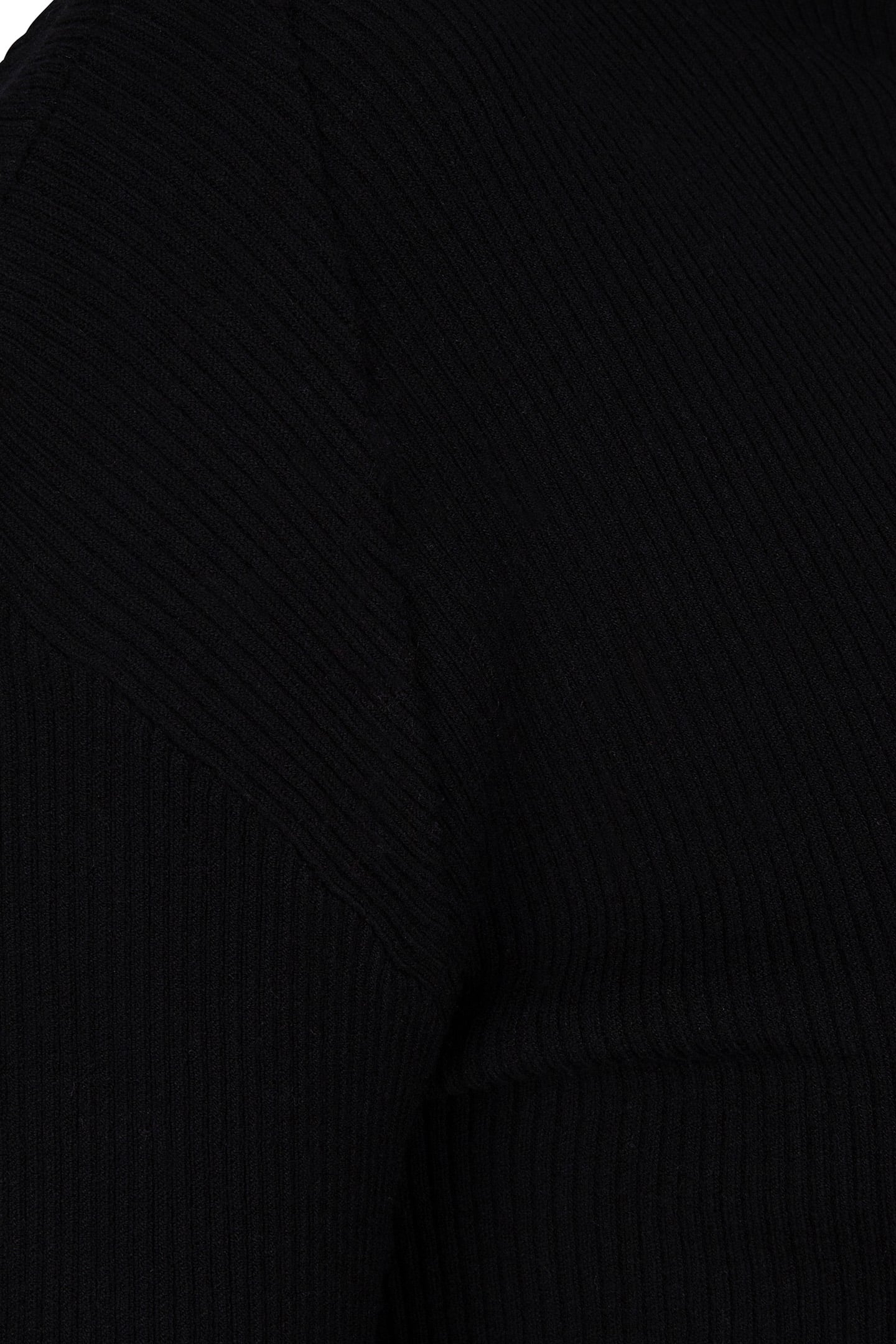 TOP RIB SLV/LSS BUTTONS COL BLACK 3