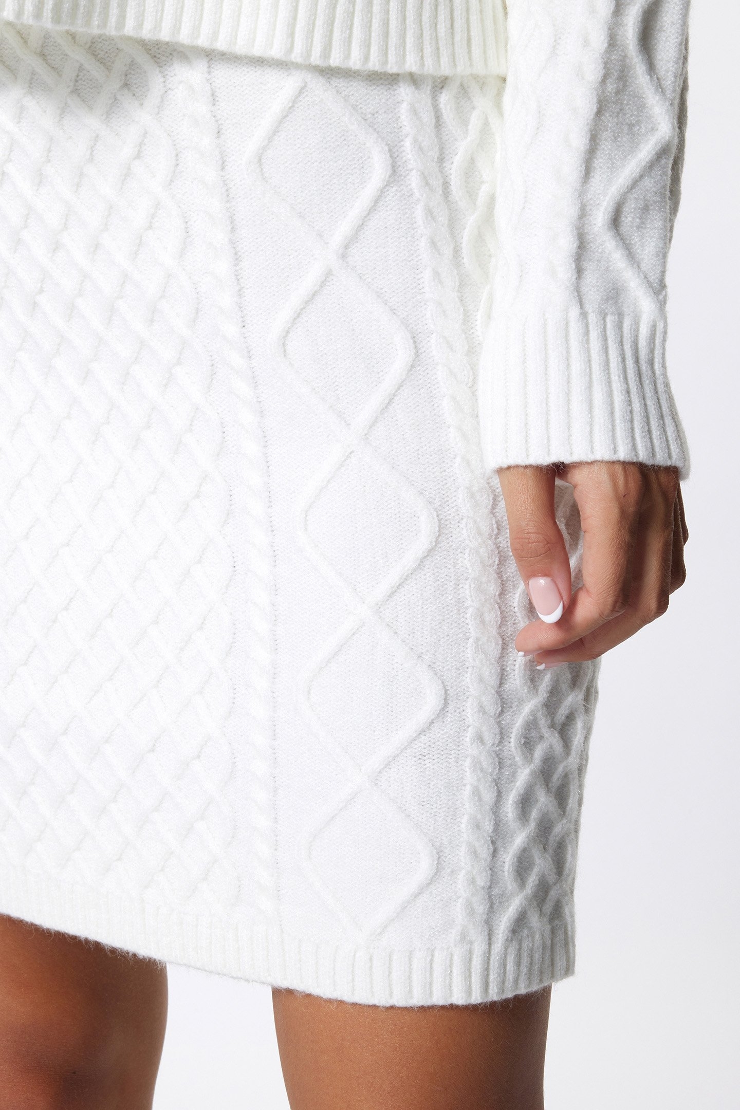 SKIRT CABLE OFF WHITE 7