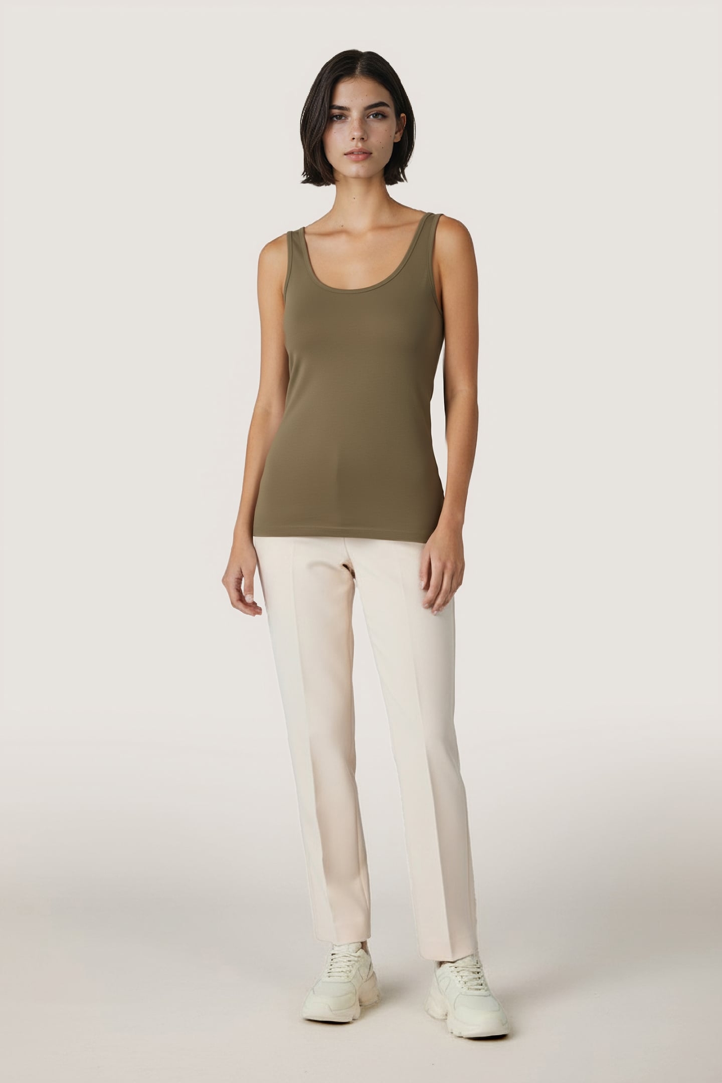 BASIC SINGLET ARMY GREEN 2