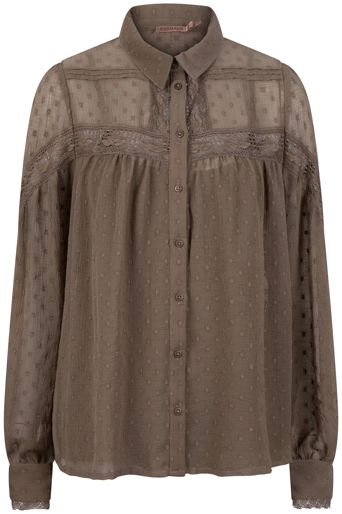 BLOUSE TAPES PLUMETIS ARMY GREEN 5