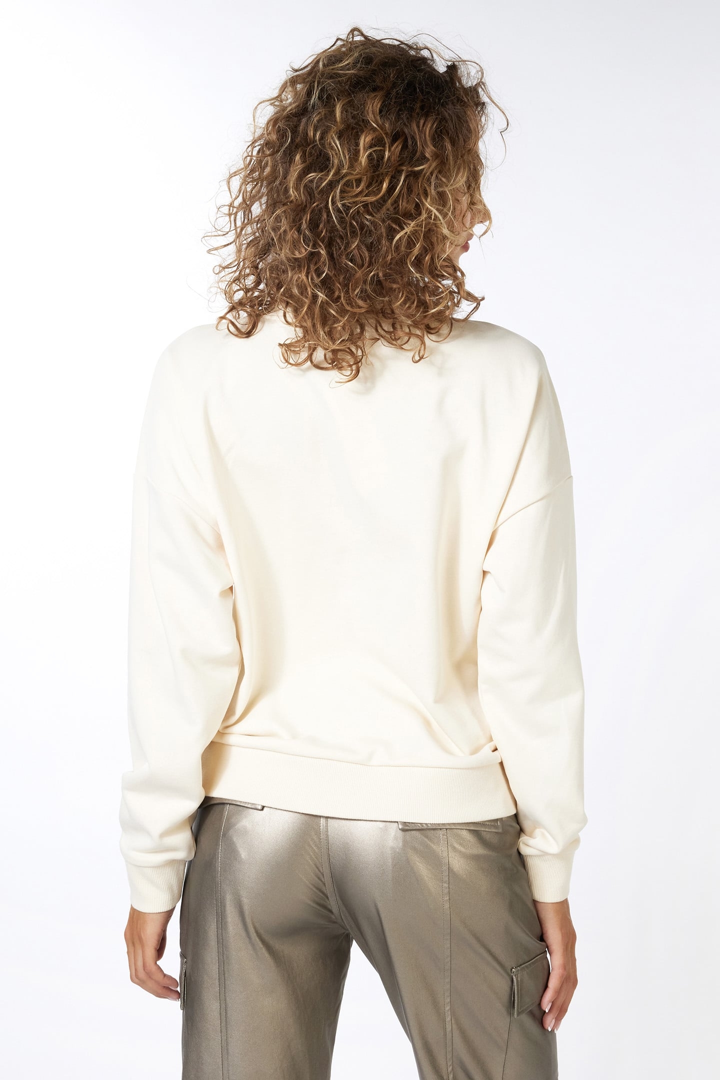 SWEATER OVERSIZED ESQUALO SWEAT LIGHT SAND 4