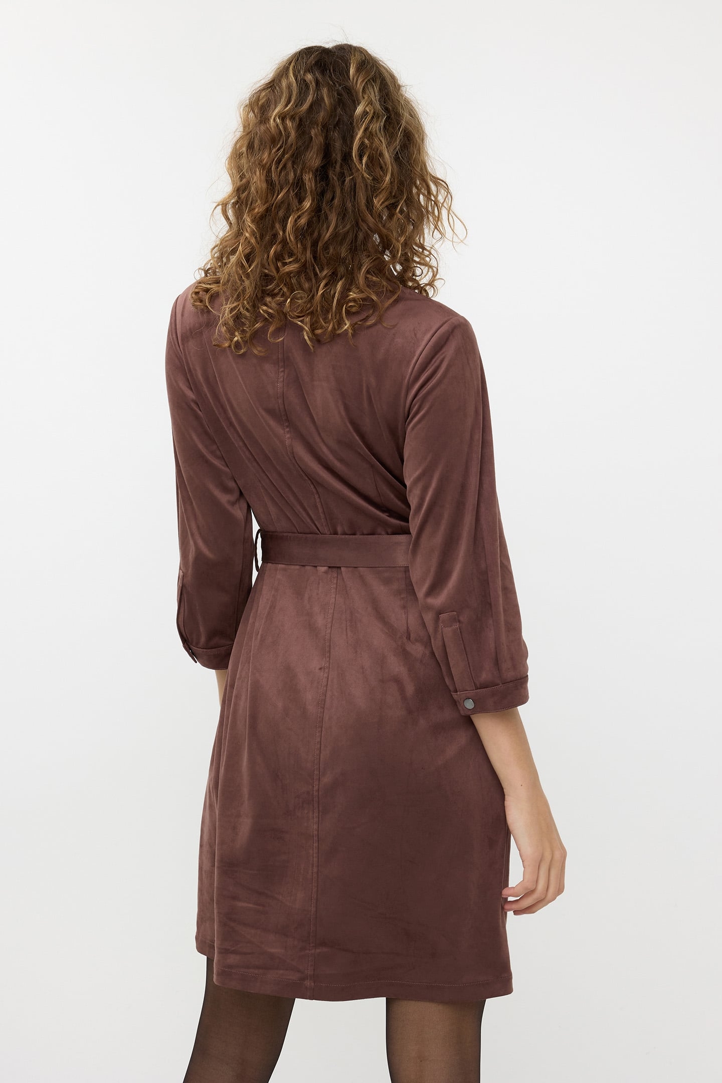 DRESS SUEDINE CHOCOLATE 3