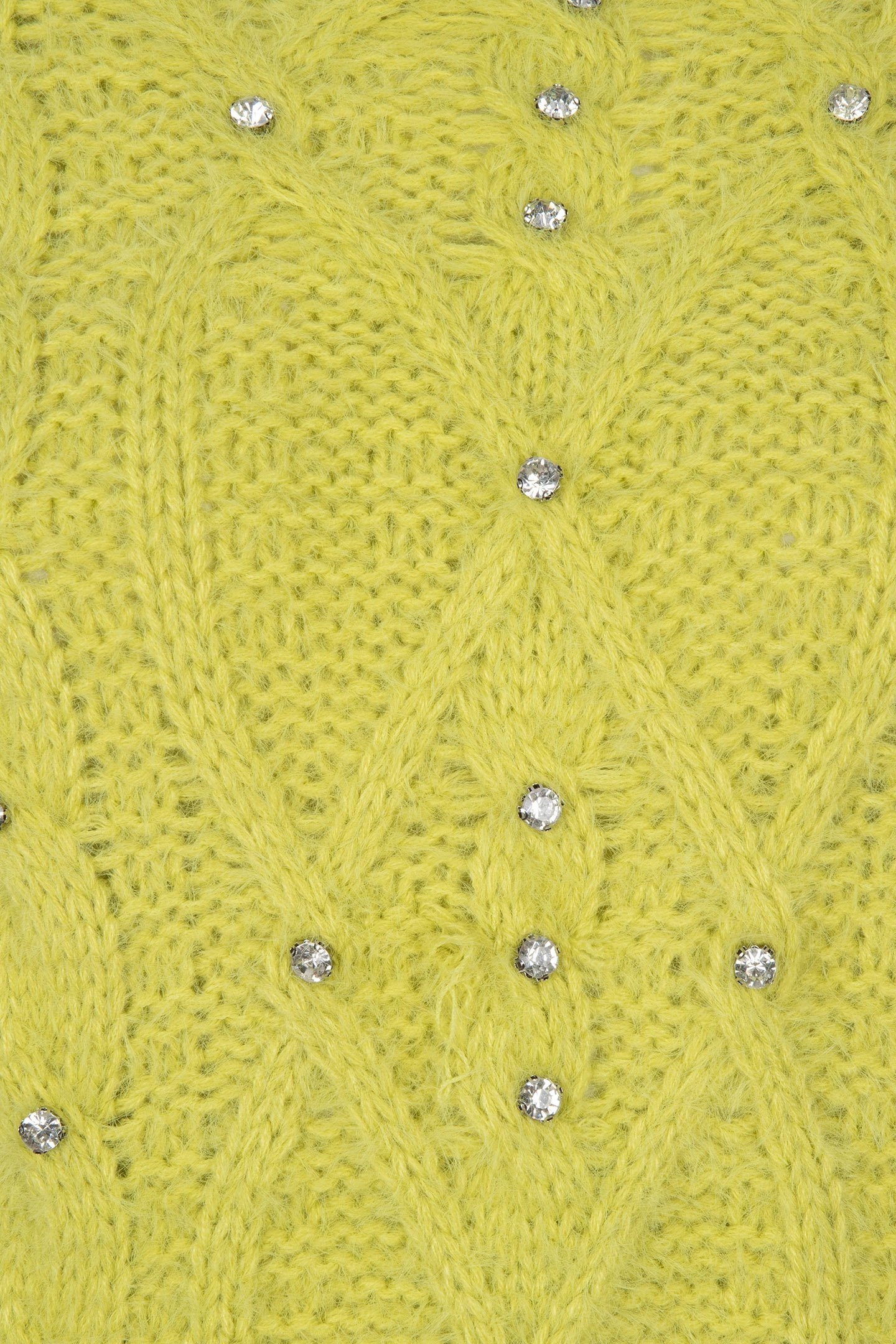SWEATER CABLE STONES MATCHA GREEN 8