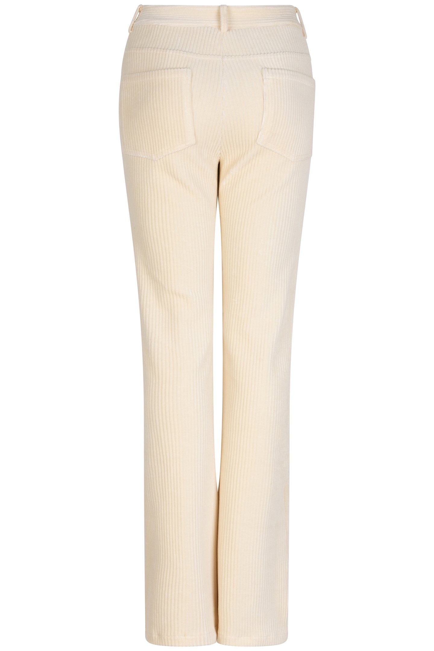 TROUSERS RIB FLAIR OFF WHITE 6