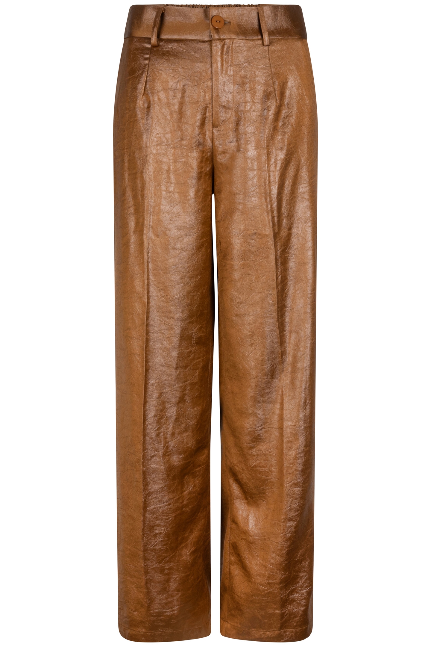 TROUSERS METALLIC EM BRANDY 4