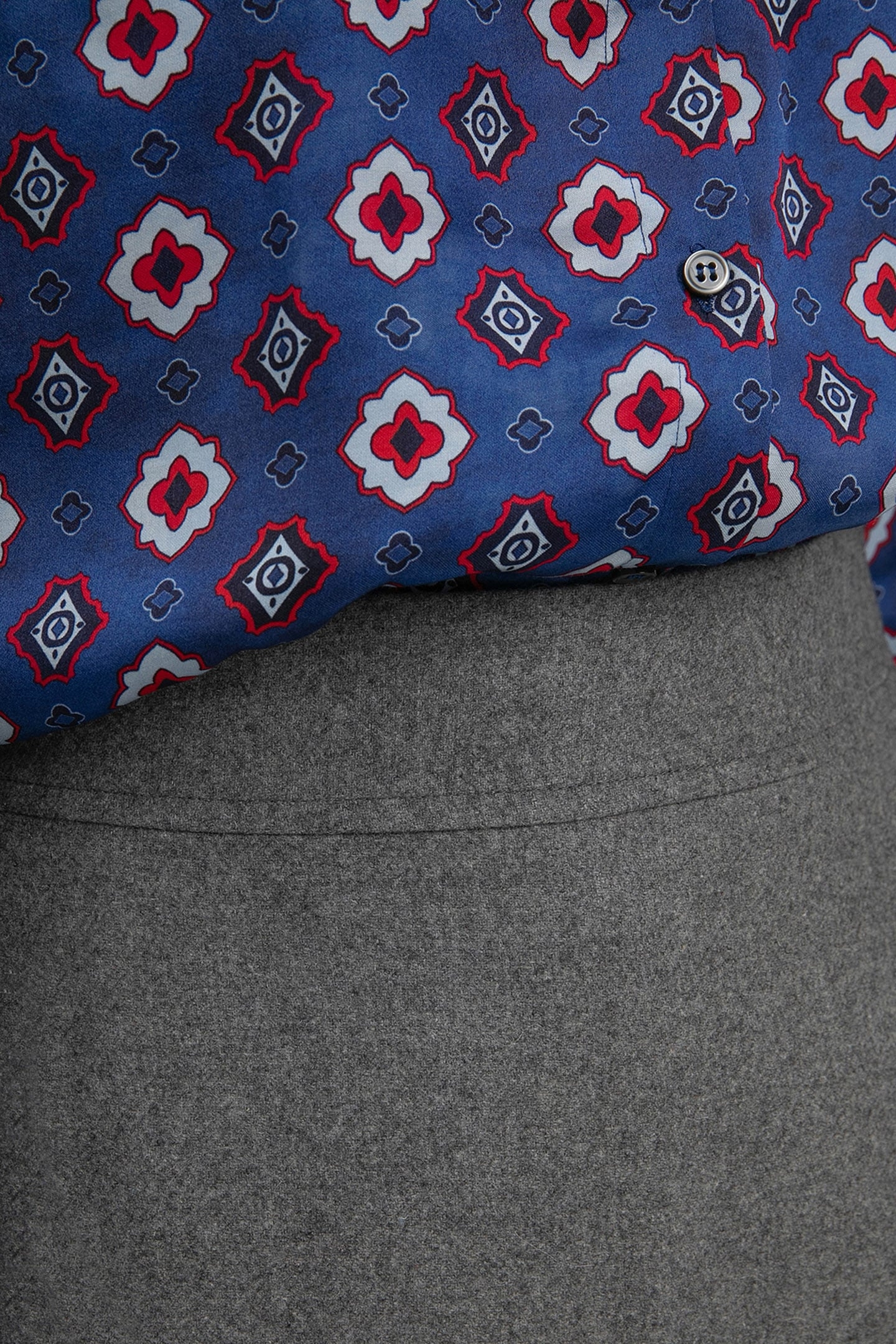 SIL SKIRT STEEL GREY MELANGE 5